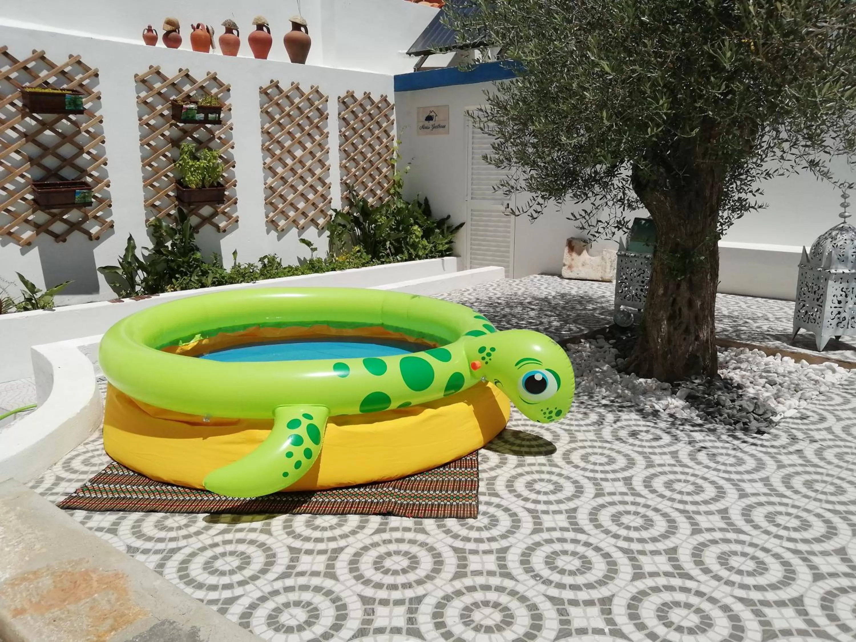 Aqua park in Maria`s Guesthouse