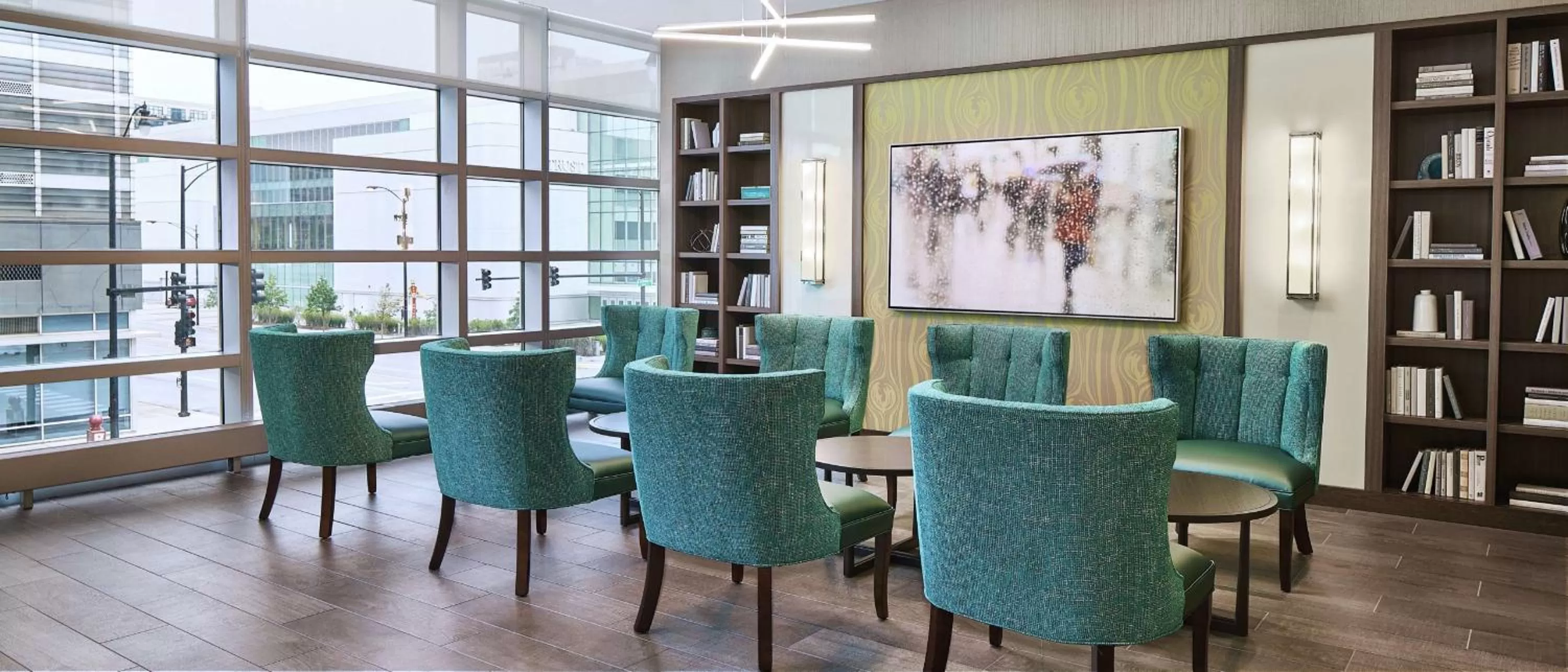 Lobby or reception in Home2 Suites By Hilton Chicago McCormick Place