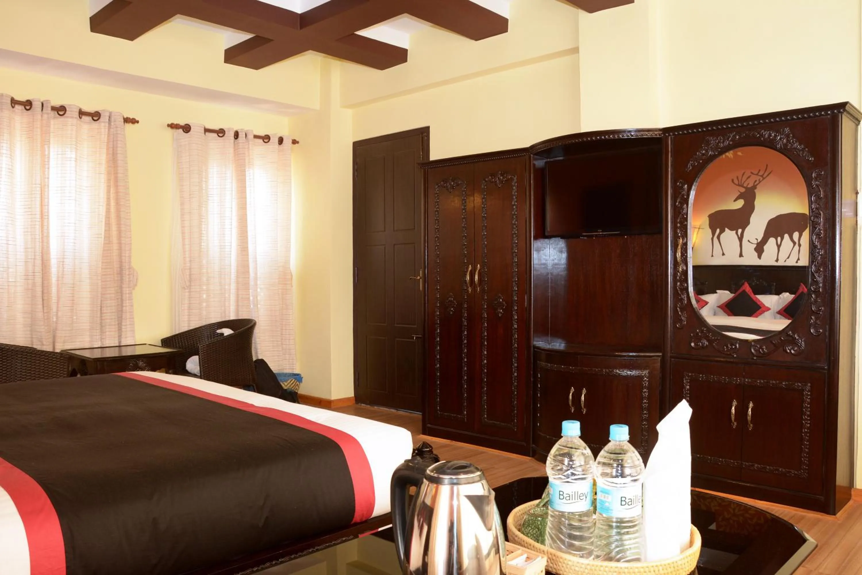 TV and multimedia, Bed in Kasthamandap Boutique Hotel