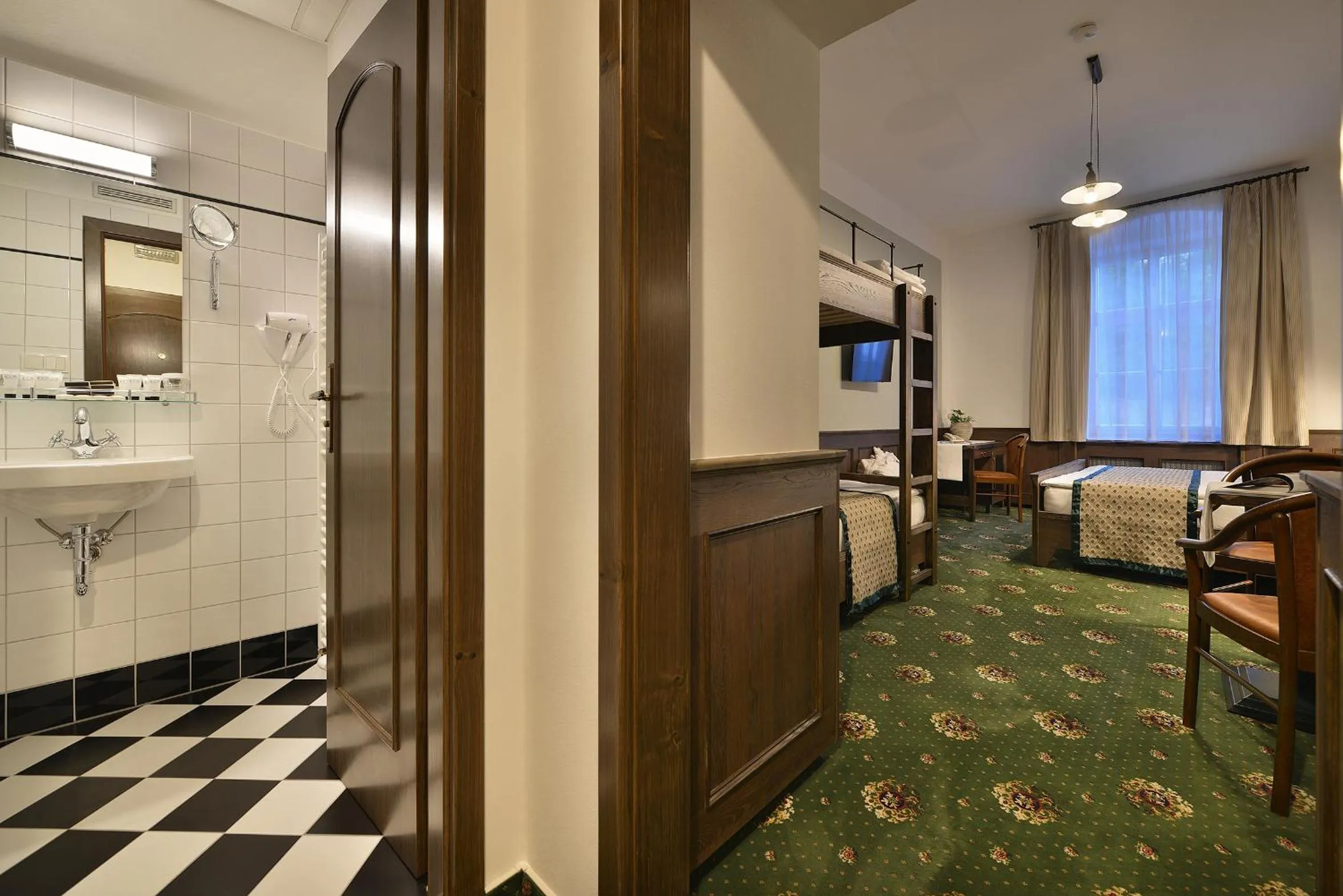 Bathroom in Hotel Podhrad