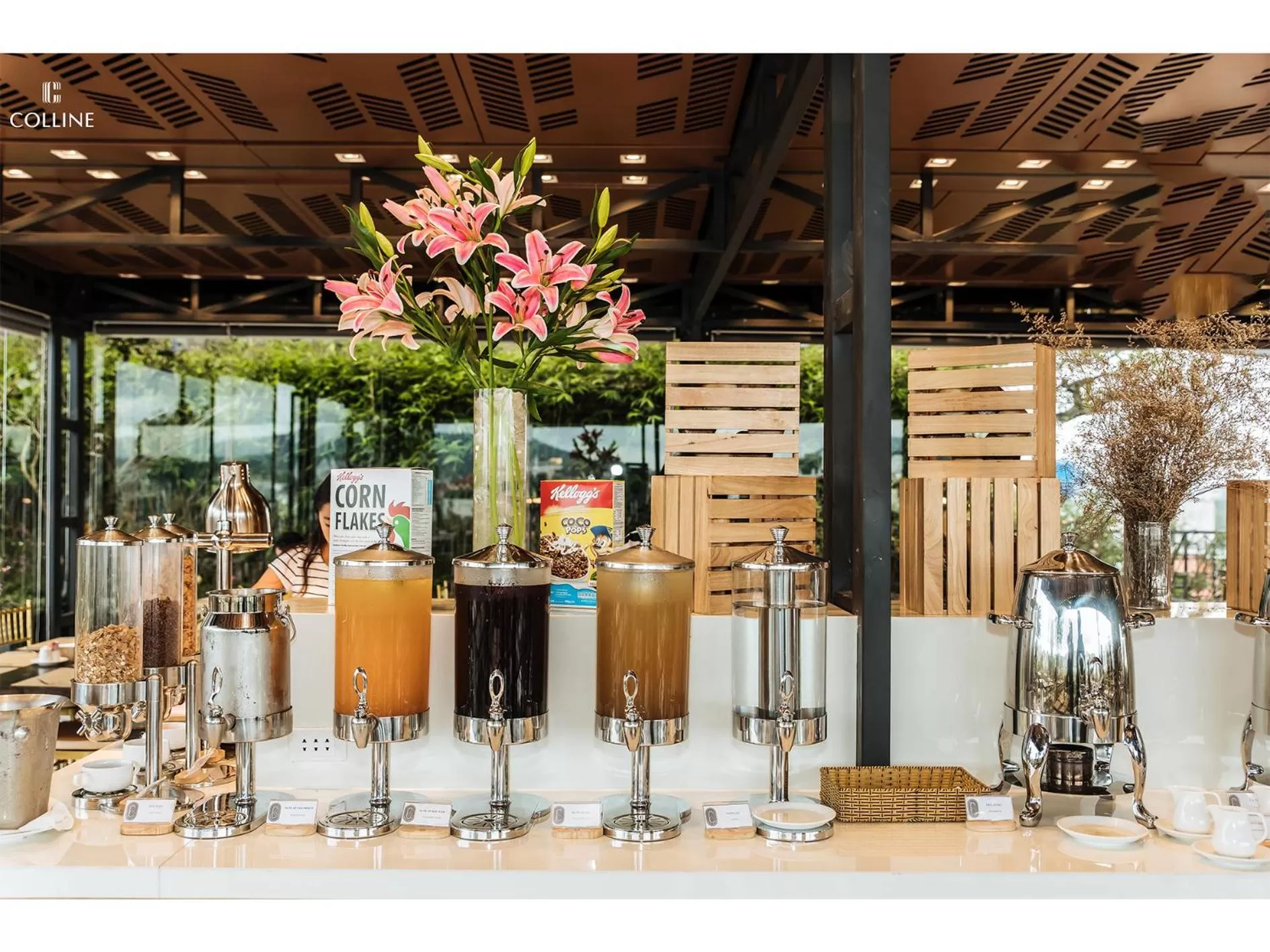 Buffet breakfast in Colline Dalat