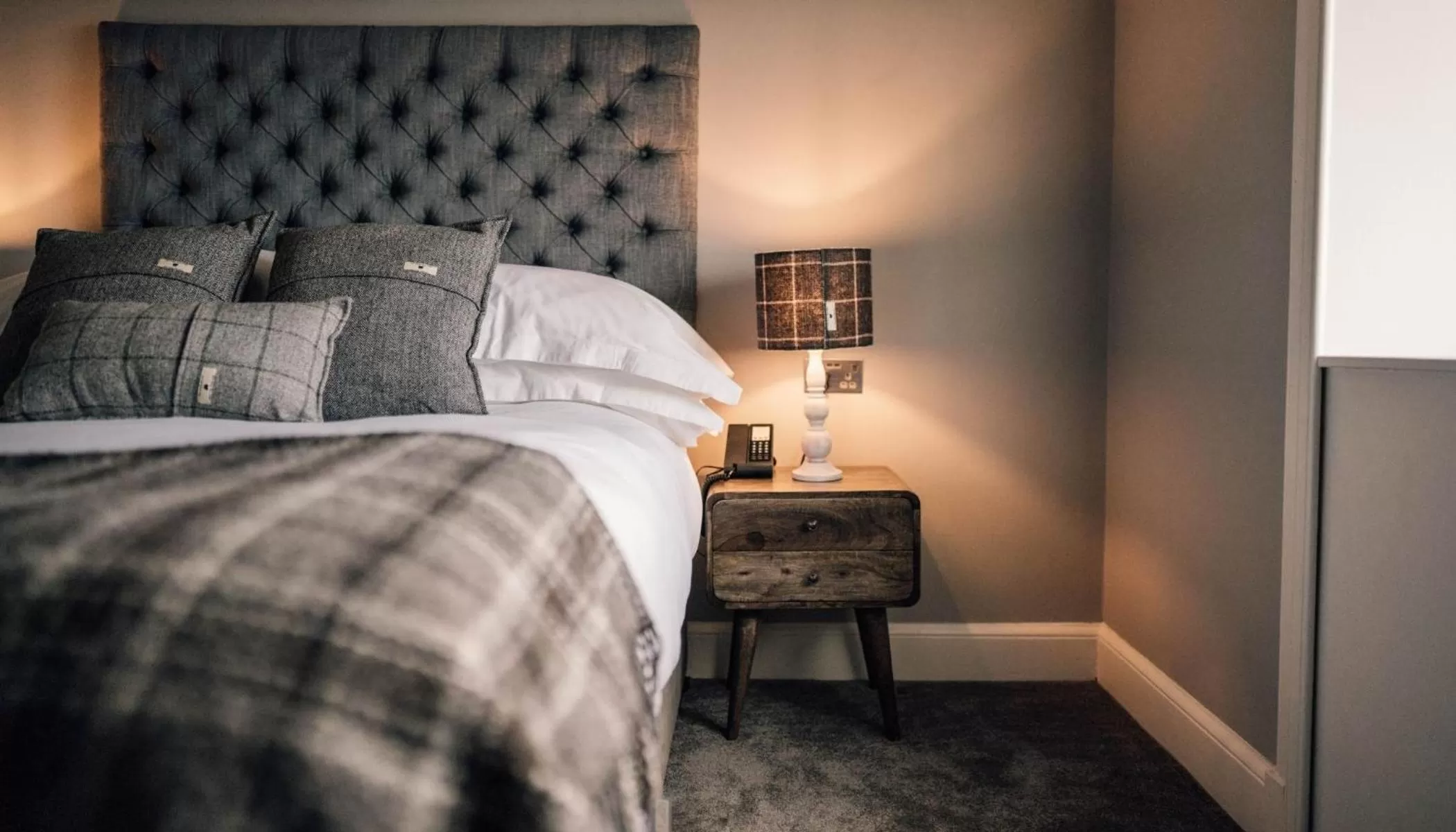 Bed in The Kirkwall Hotel