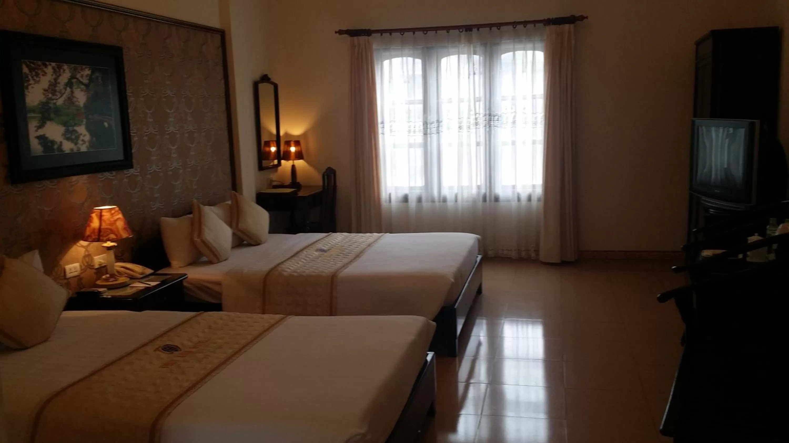 Bed in Thuy Anh Hotel