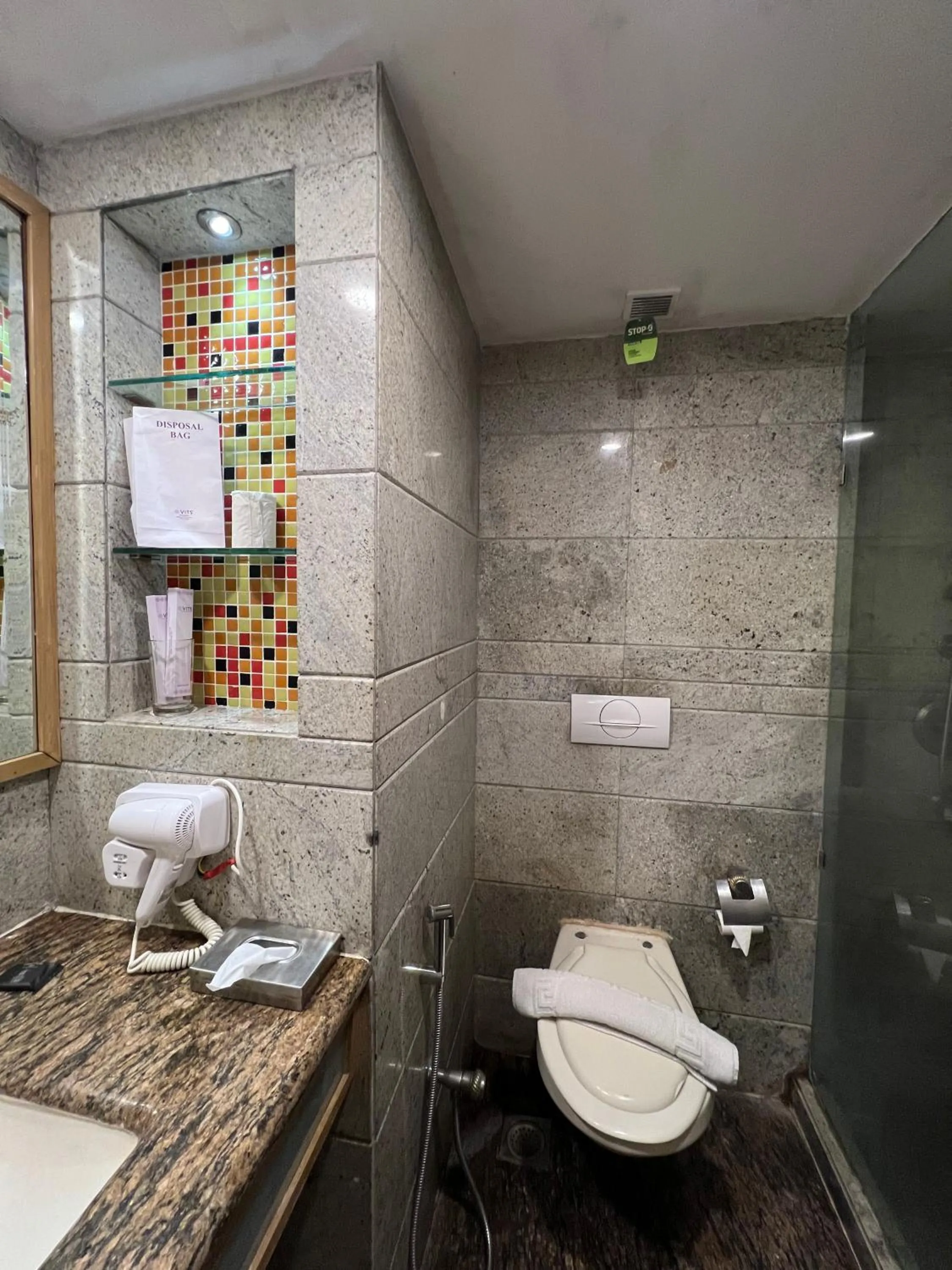Bathroom in VITS Aurangabad