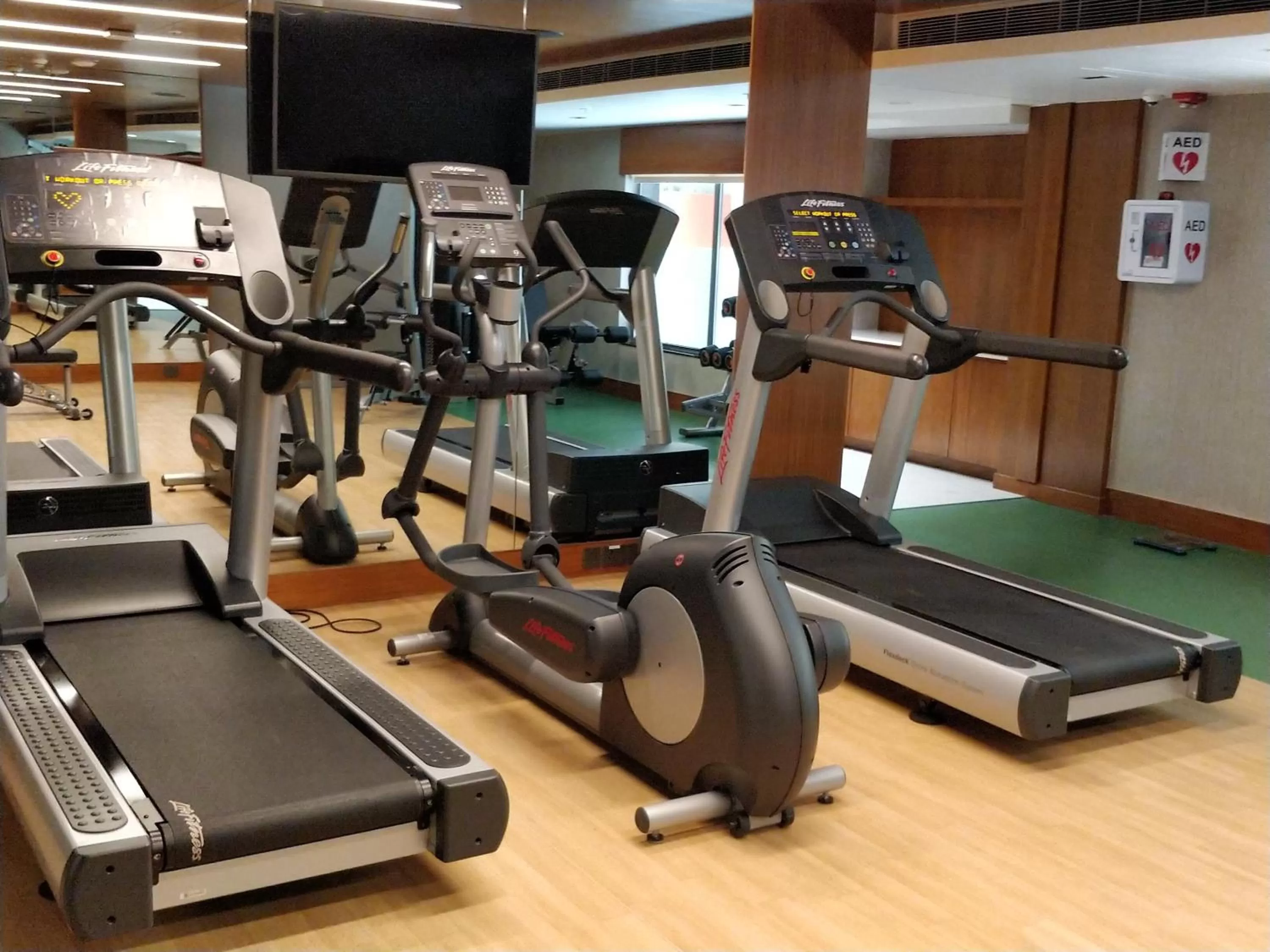 Fitness centre/facilities in Hyatt Place Hyderabad Banjara Hills
