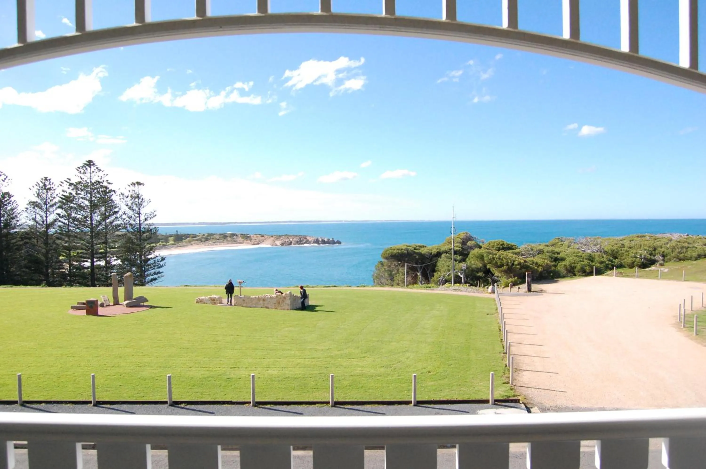 Sea view in YHA Port Elliot Beach House