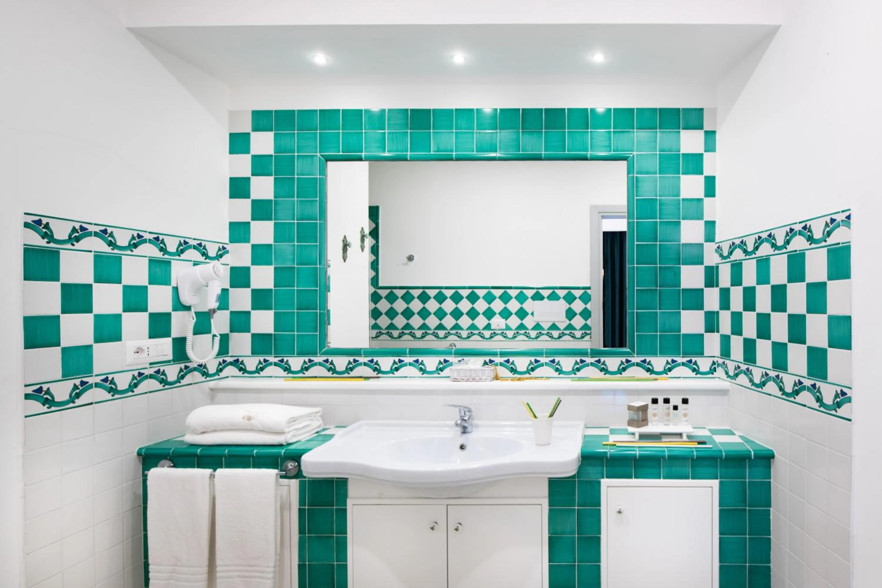 Bathroom in Grand Hotel Tritone