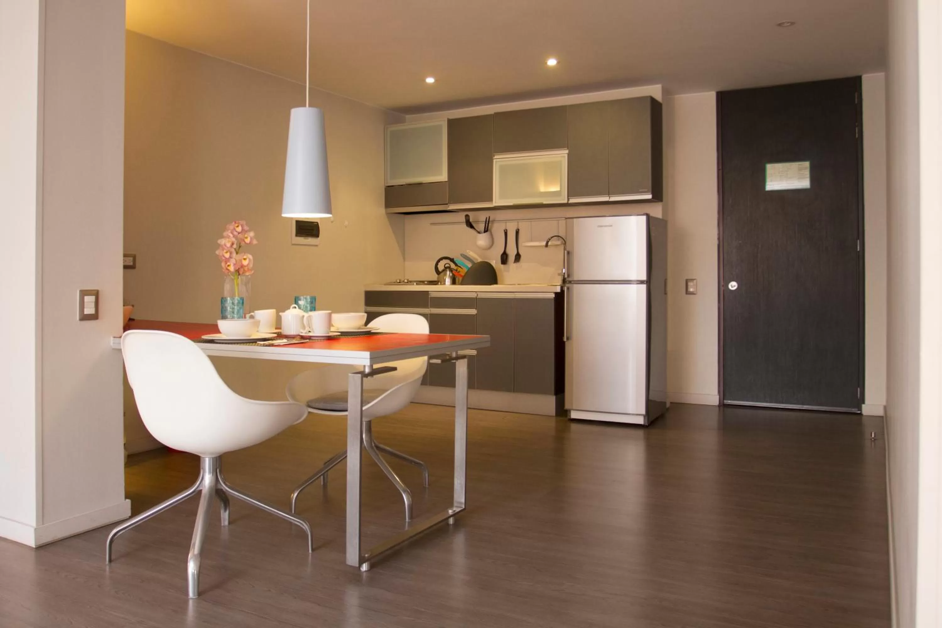 Kitchen or kitchenette in Central Apartamentos Bogotá