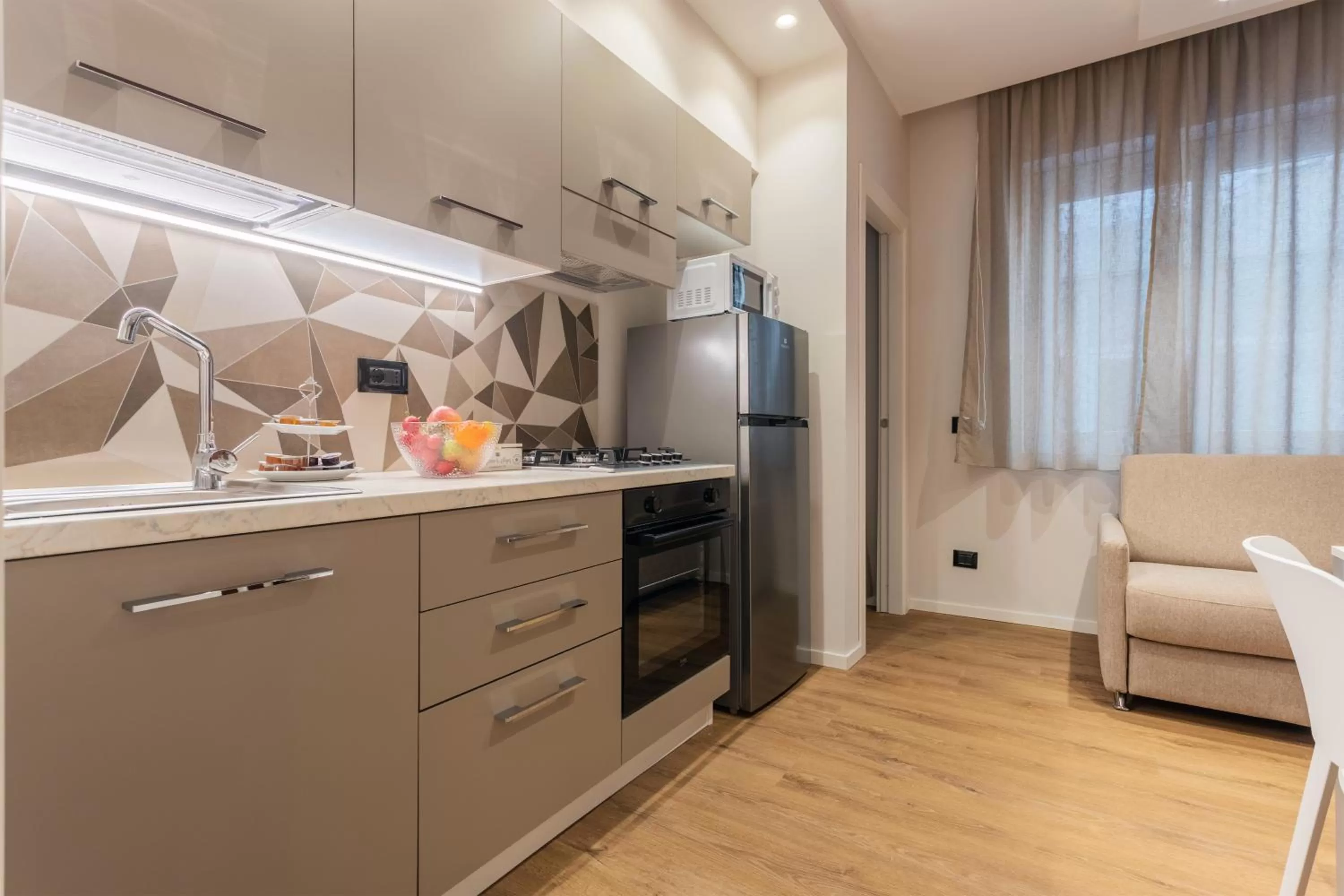 Kitchen or kitchenette in Quinto Stabile Rooms&Suite