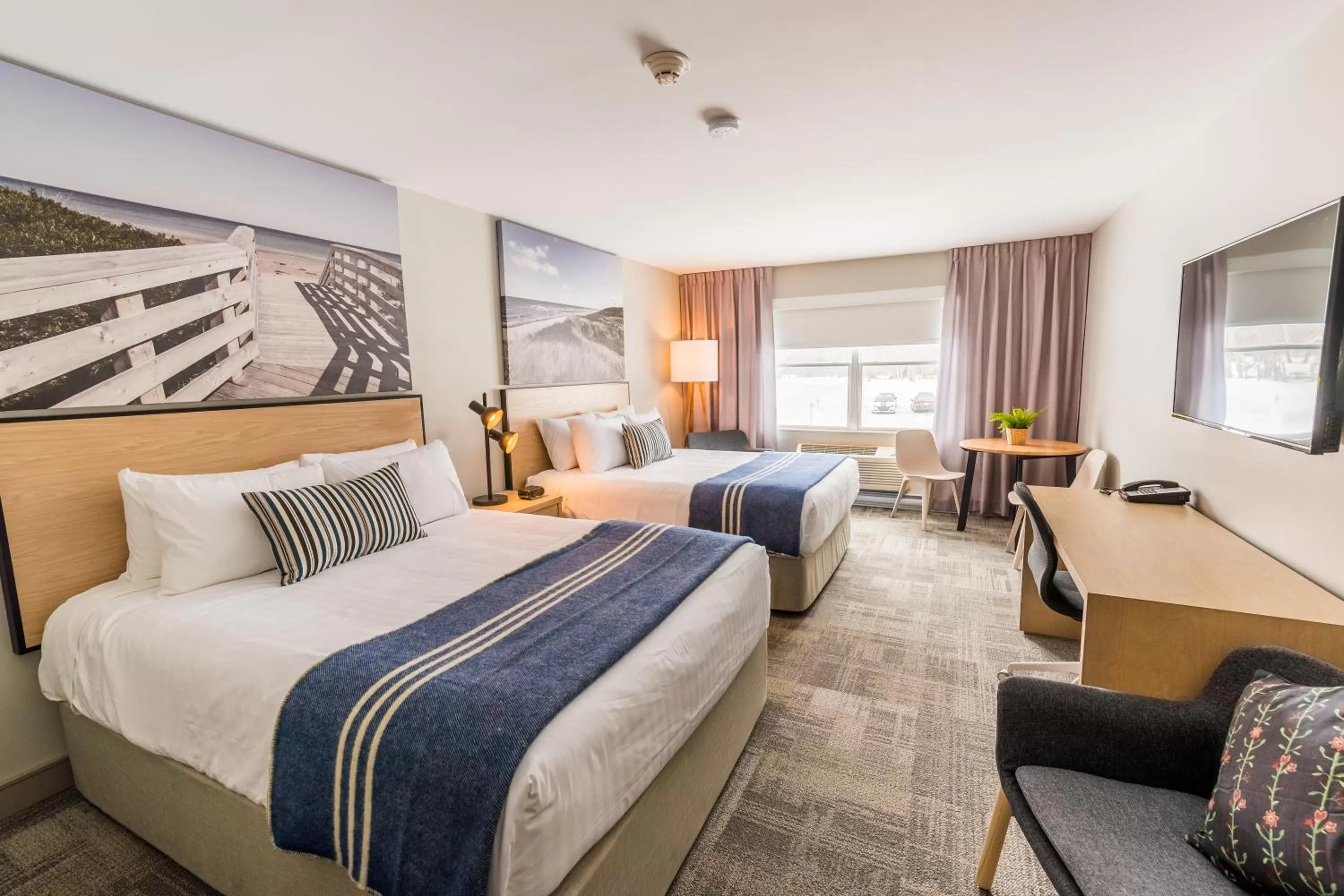 Bed in Mill River Resort