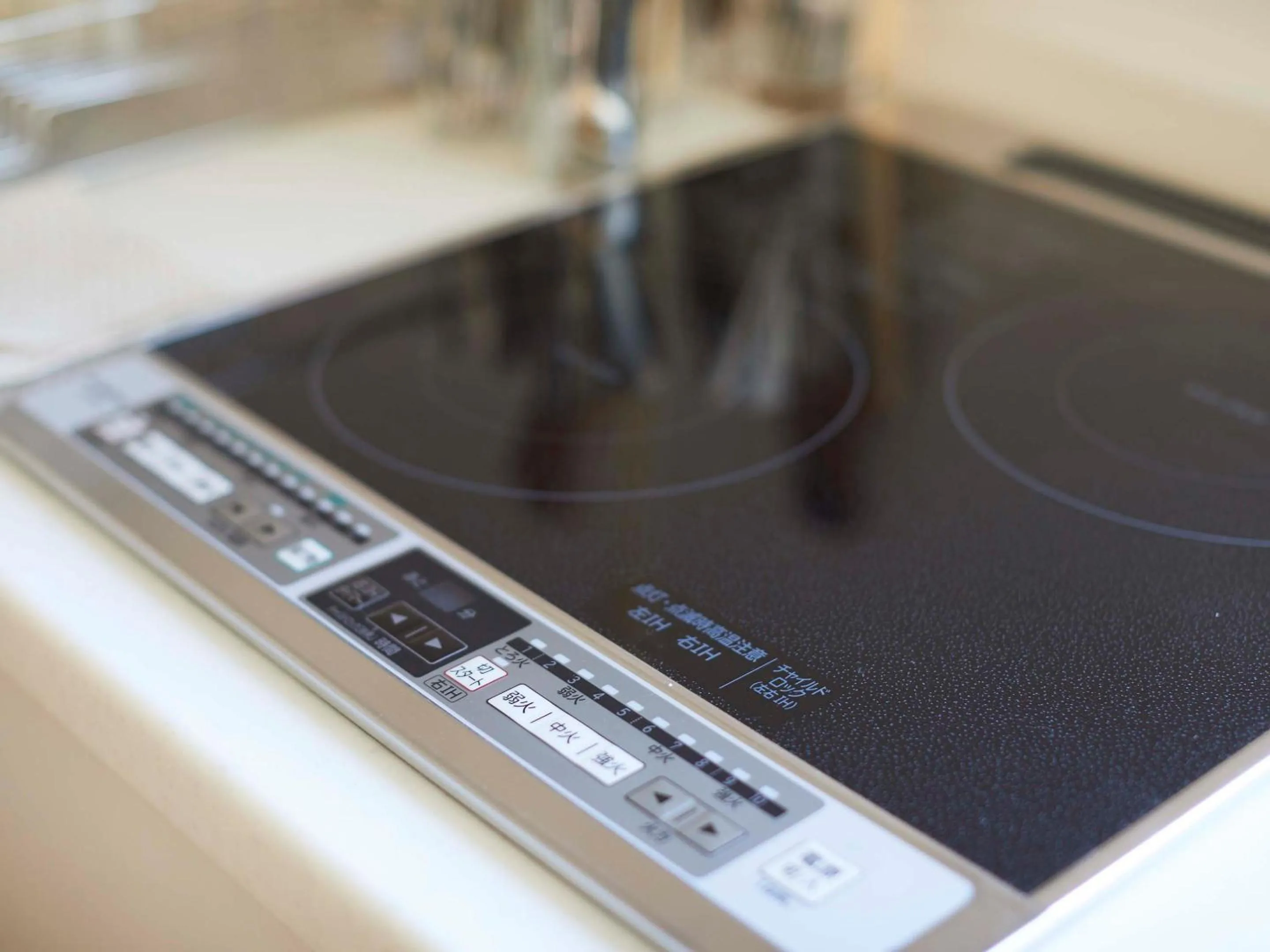 Communal kitchen in haku hostel