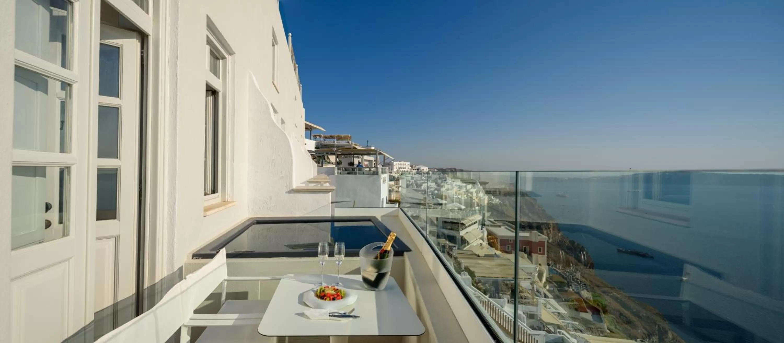 Patio in Nefeles Luxury Suites