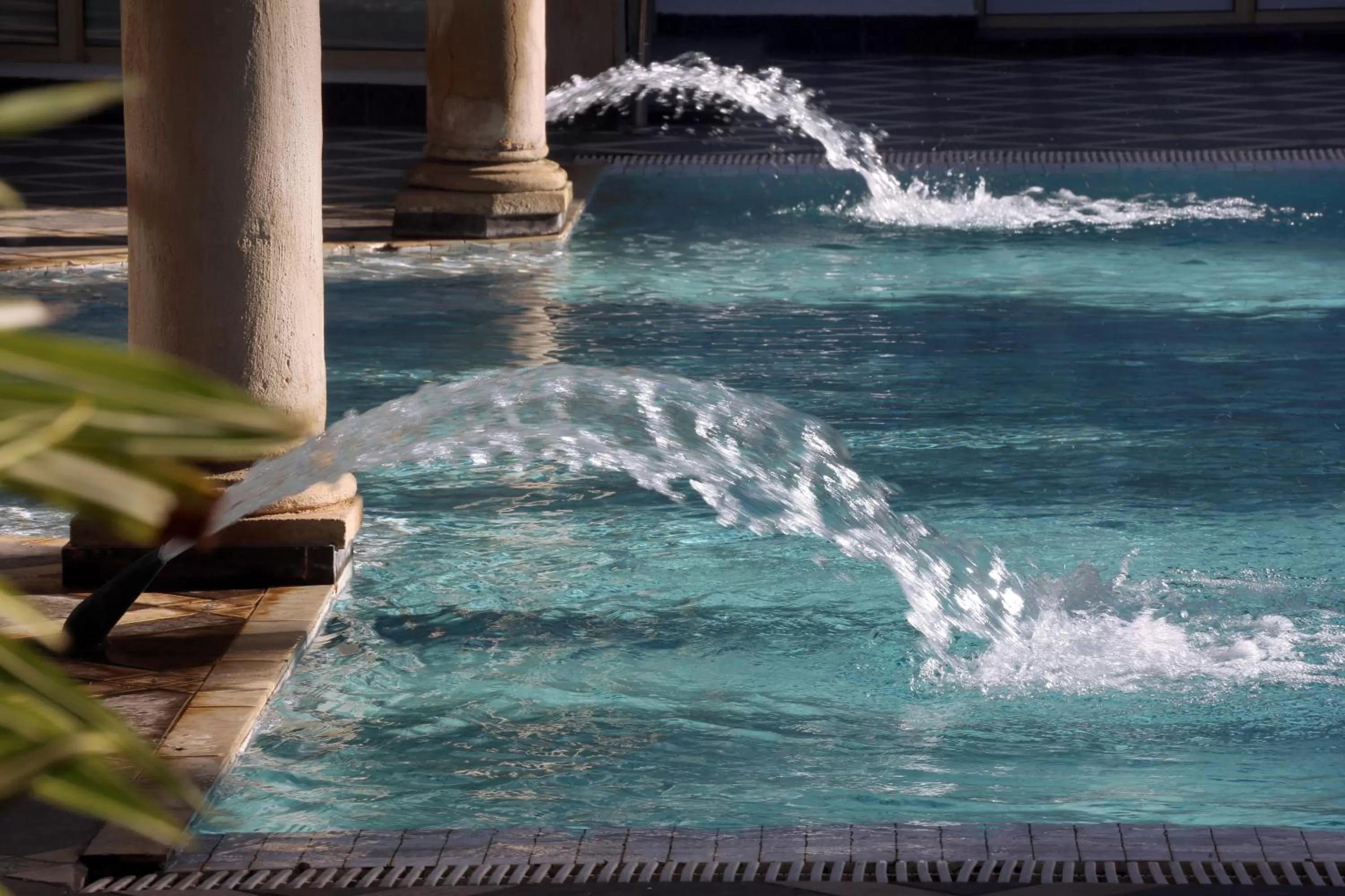 Swimming pool in La Tour Hassan Palace