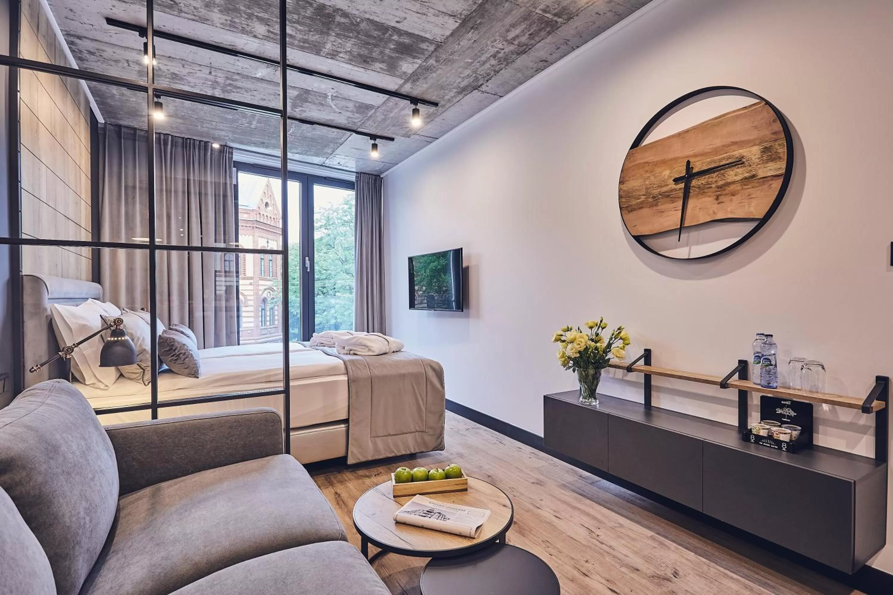 Living room in The Bridge Suites Hotel