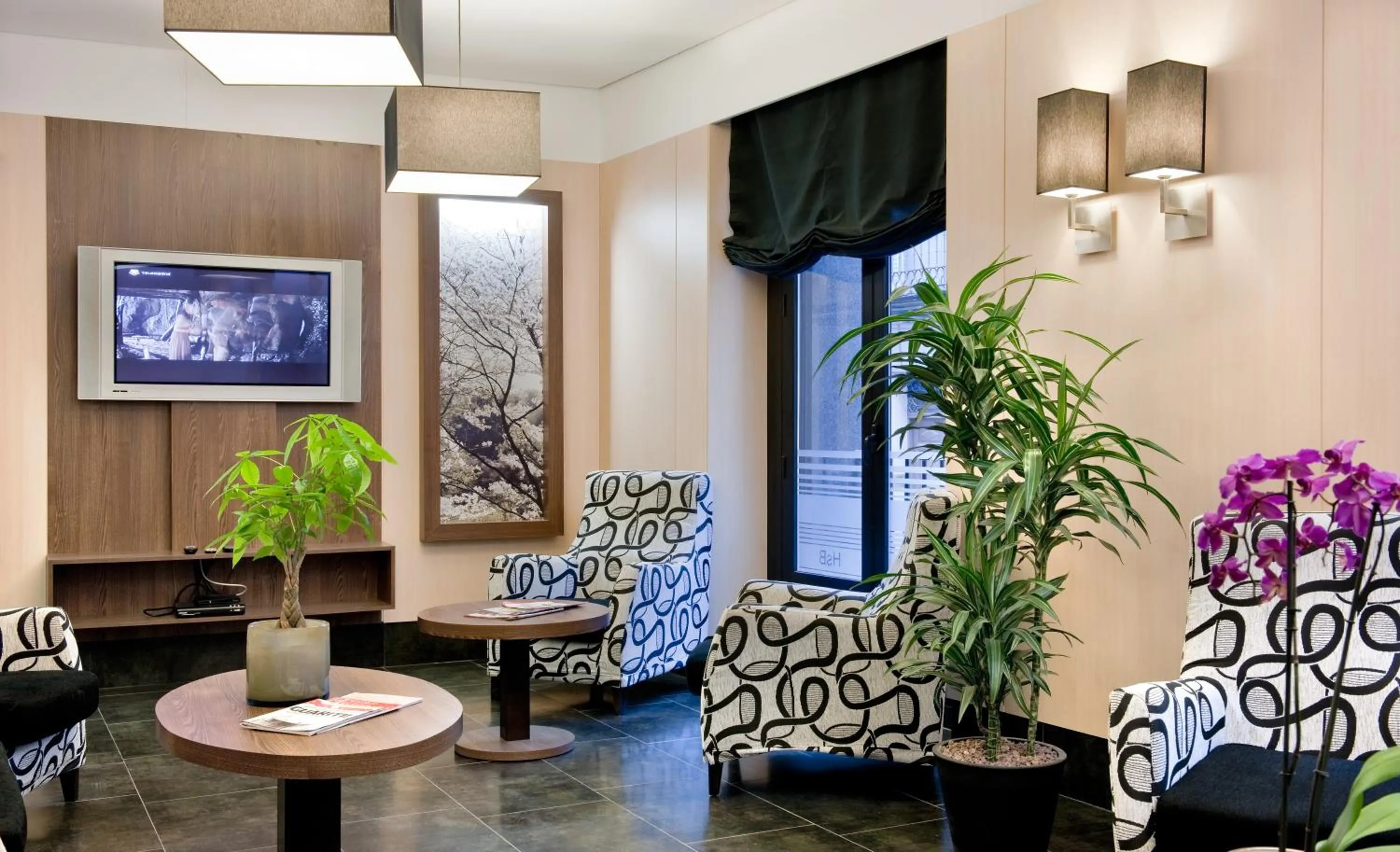 Lobby or reception in Hostal Ballesta