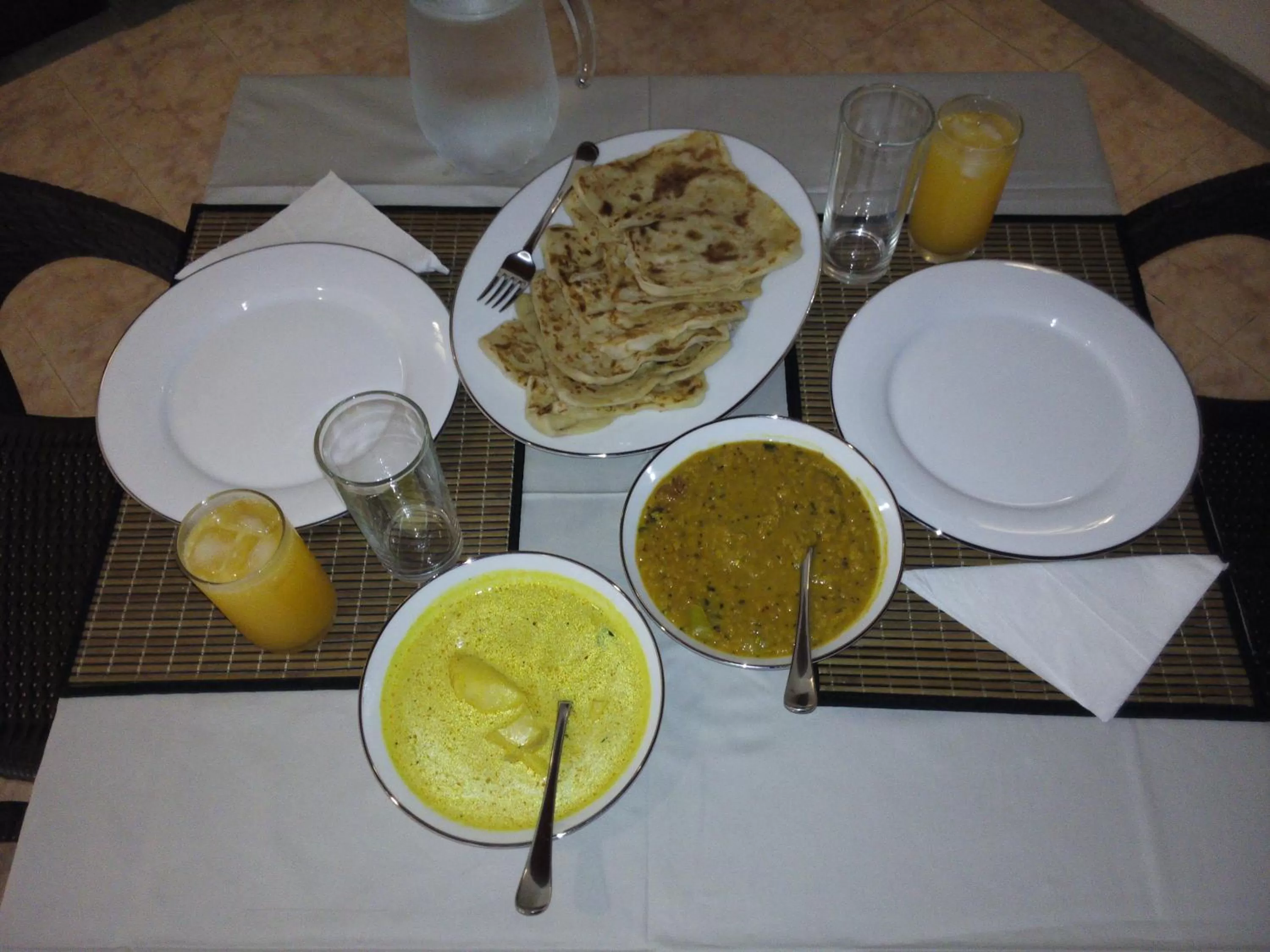 Meals in Inlak Garden Hotel