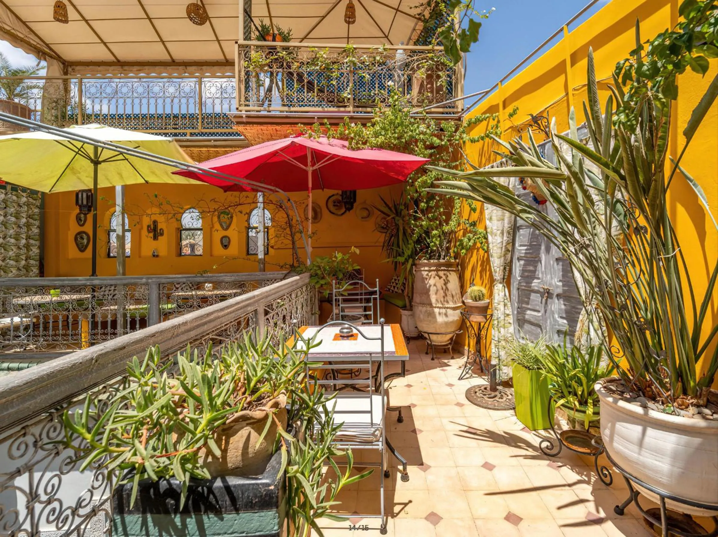 Balcony/Terrace in Riad Eloise