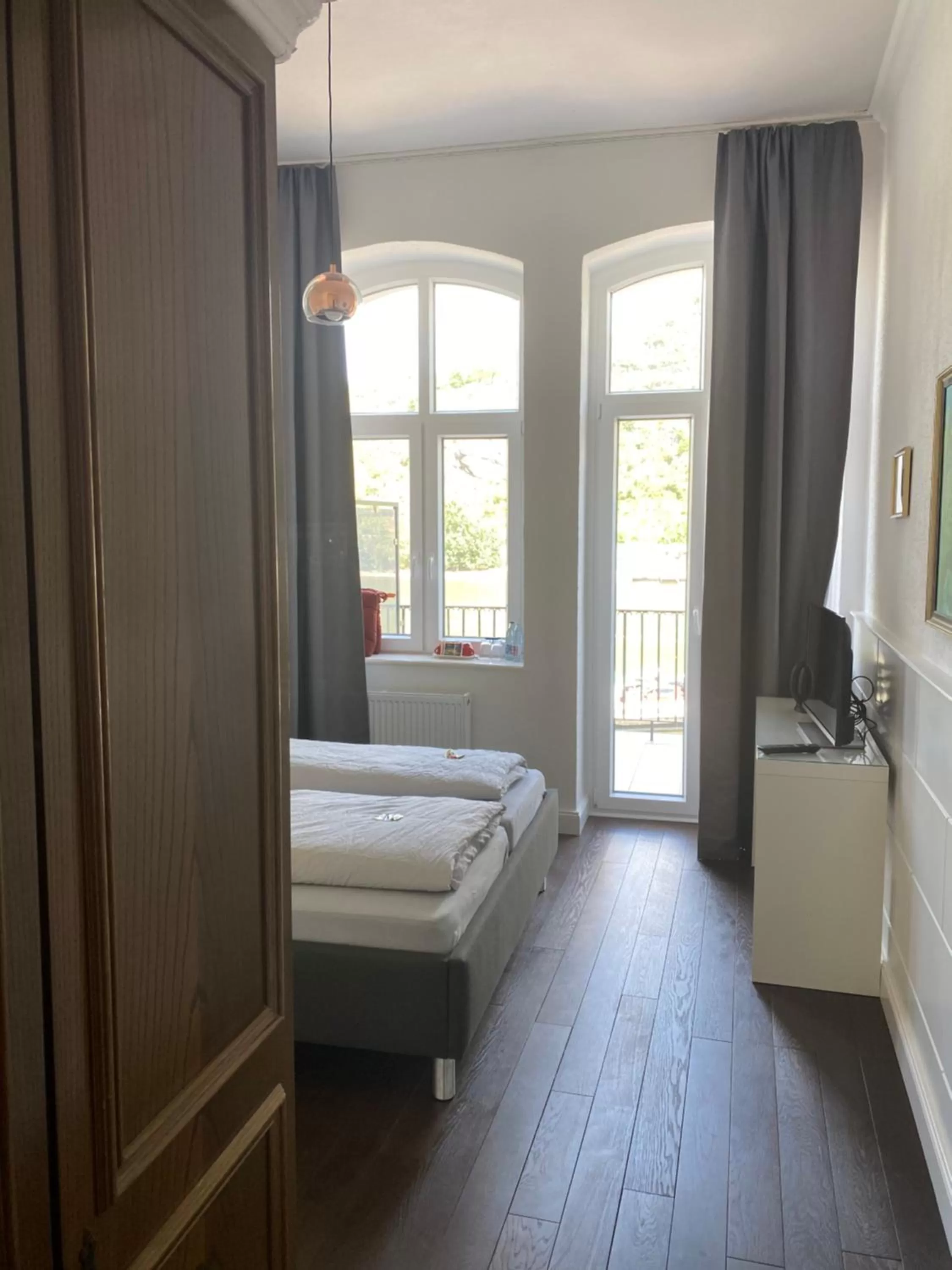 Bed in Pension Zur Fähre