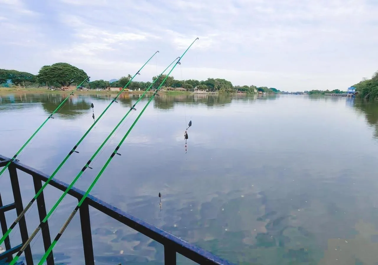 Fishing in Tara Raft