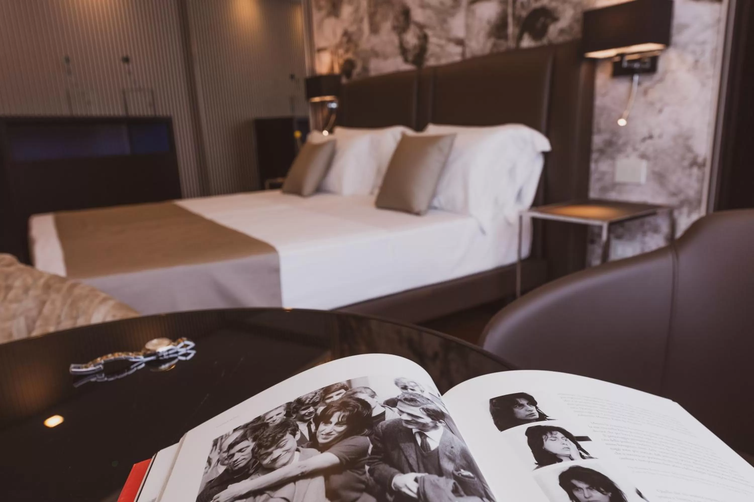 Bed in Callistos Hotel & Spa