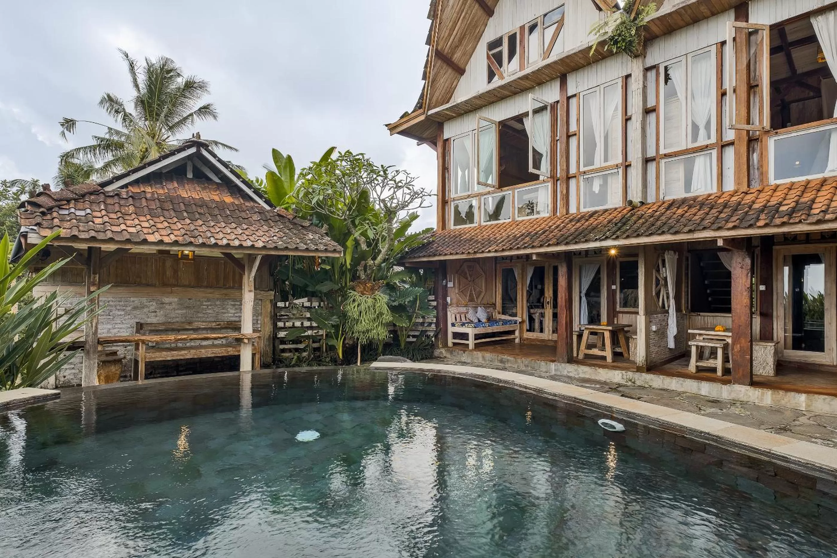 Property building in Joglo Organik Guesthouse