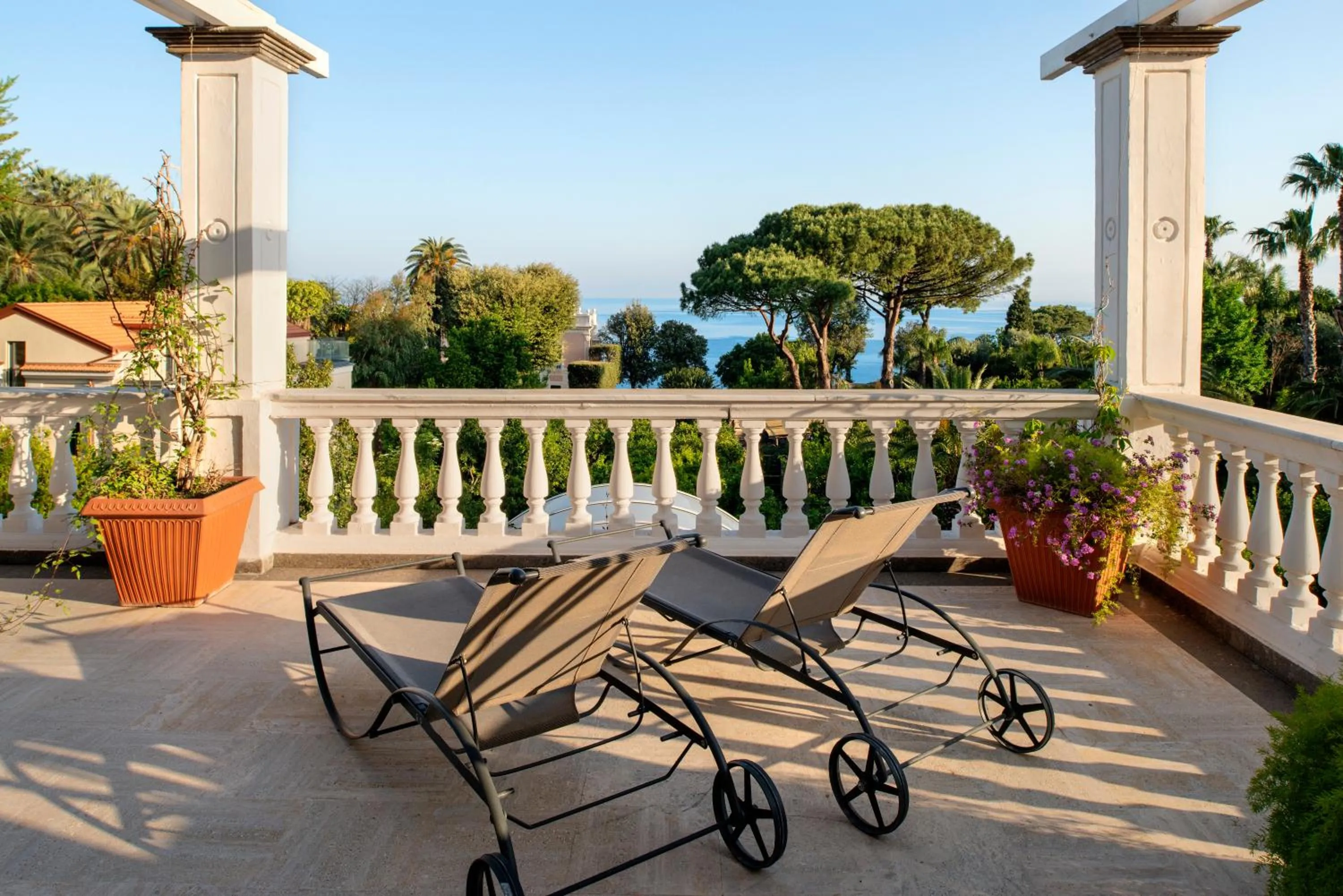 Balcony/Terrace in Grand Hotel Cocumella