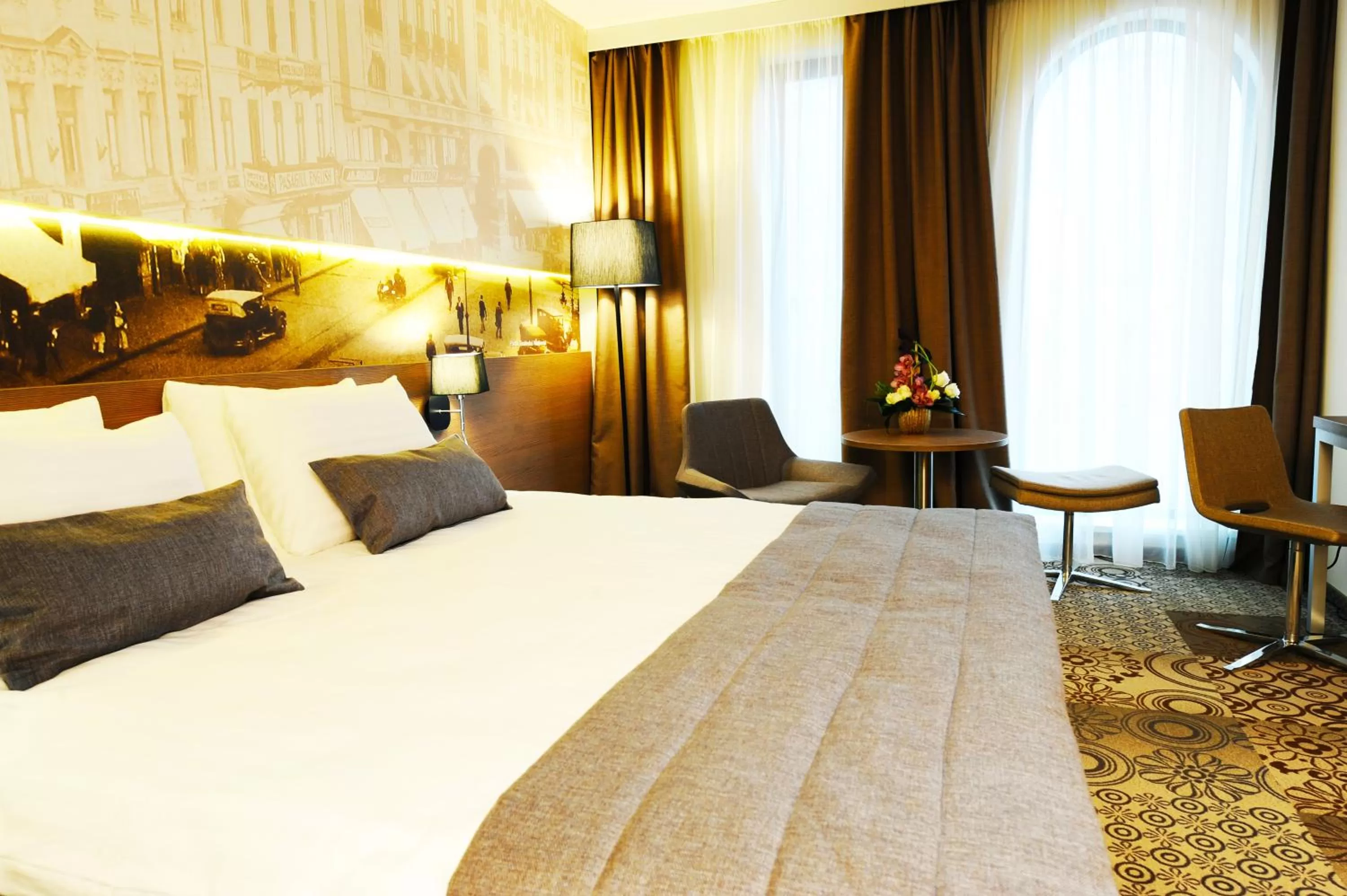 Bed in Mercure Bucharest City Center