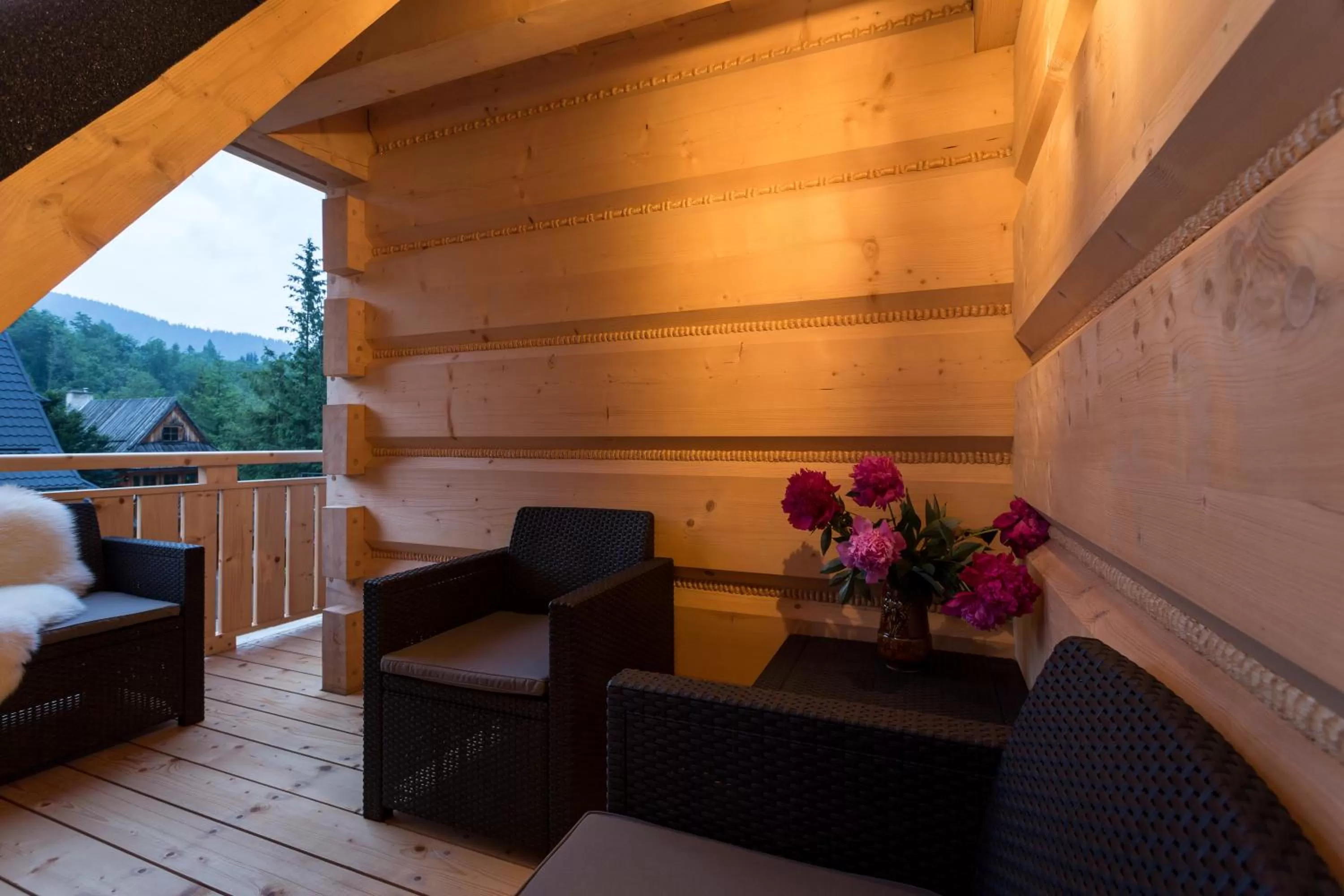 Balcony/Terrace in Aparthotel Bambi