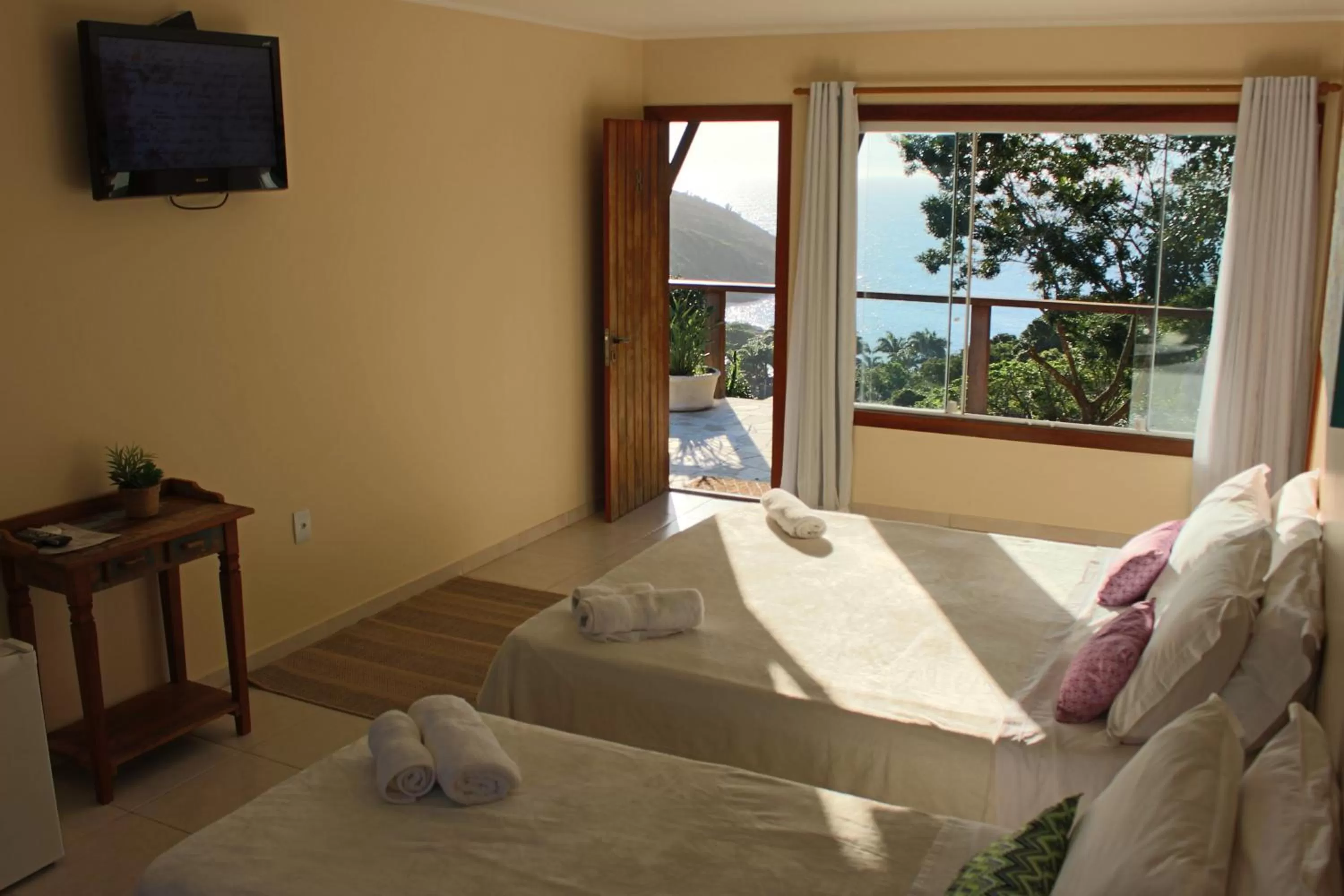 Sea view in Pousada La Dolce Vita