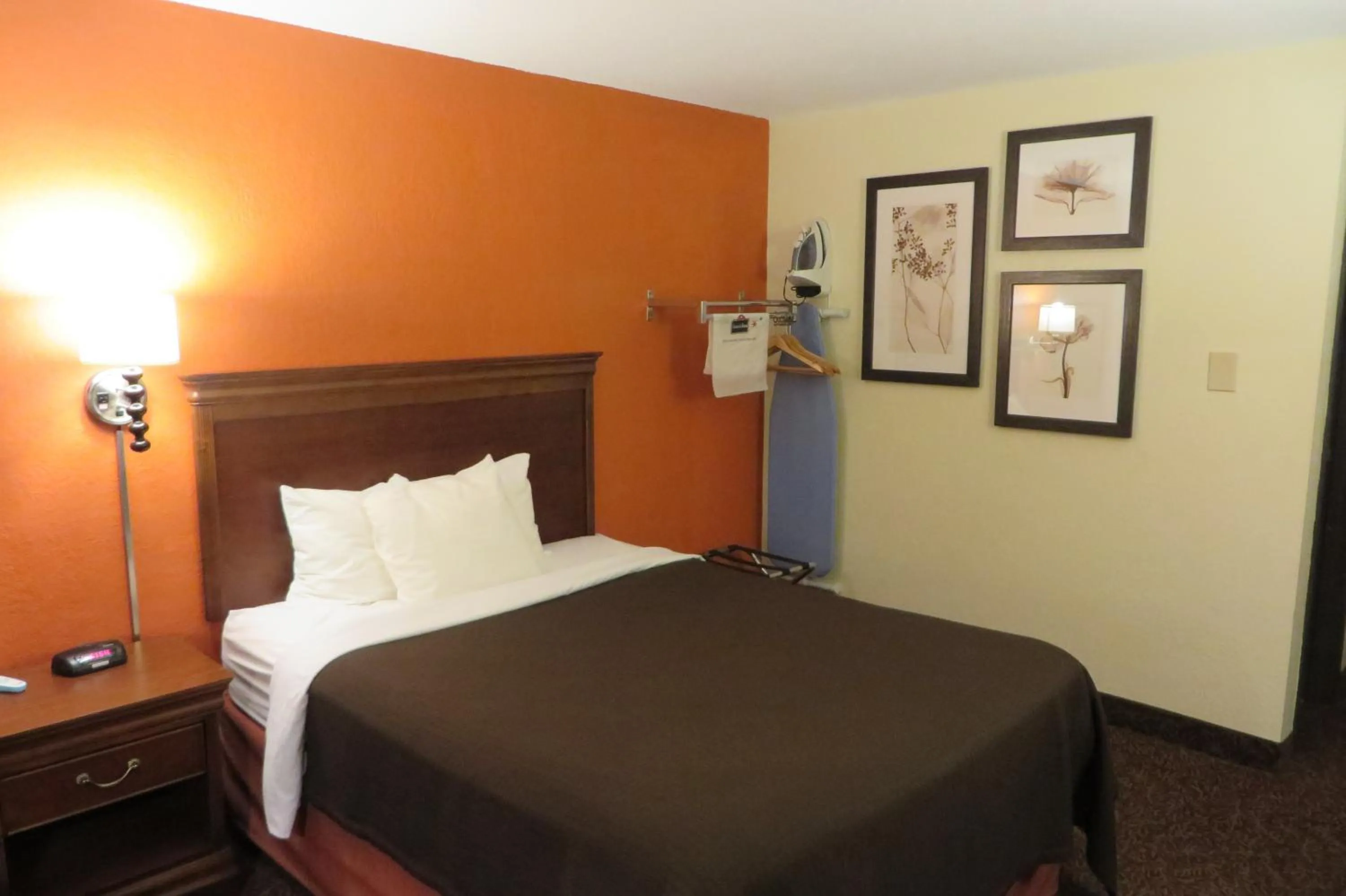 Bed in AmericInn by Wyndham Forest Lake