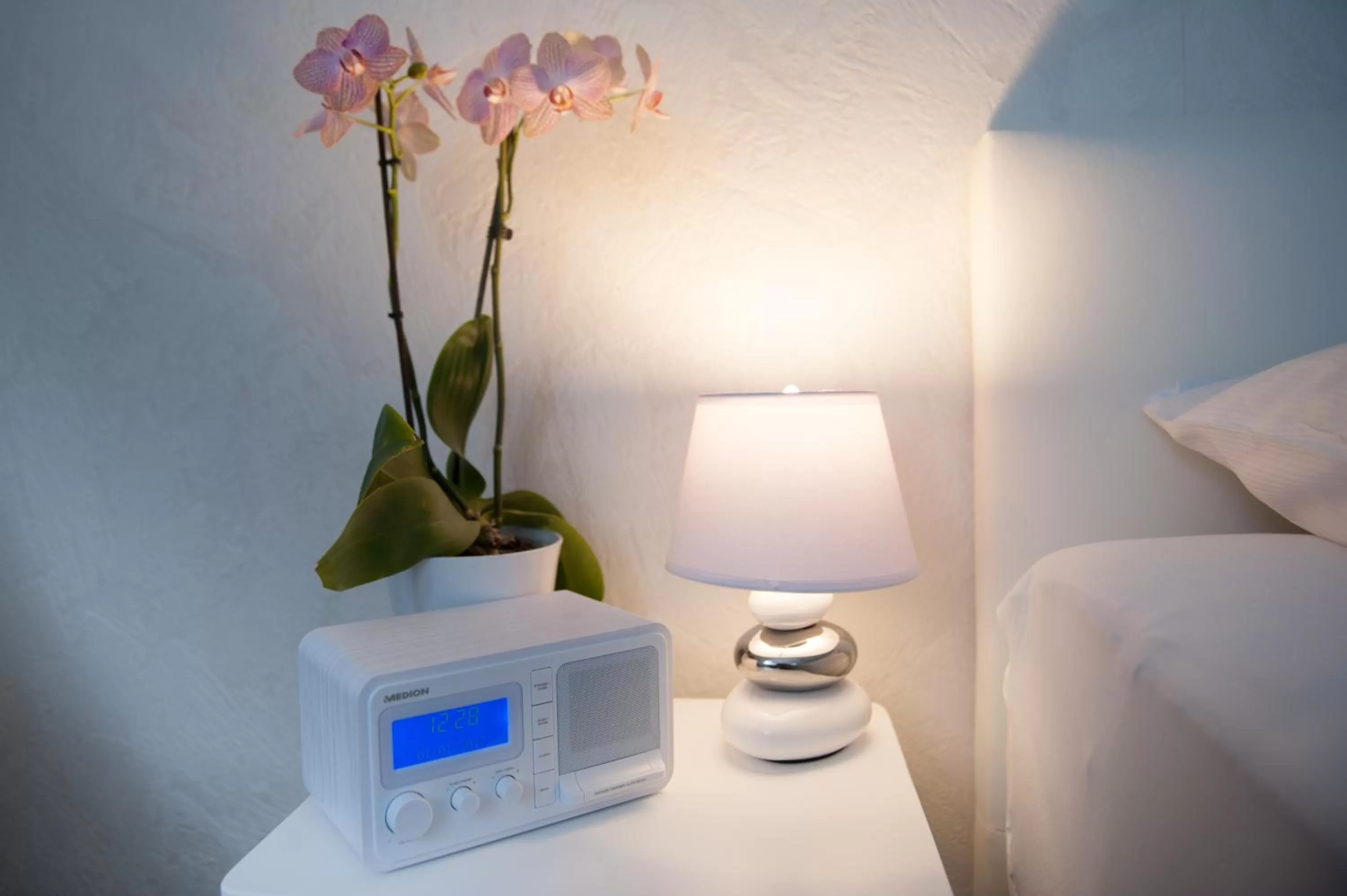 Decorative detail, Bed in Hotel Forsthaus Sellin