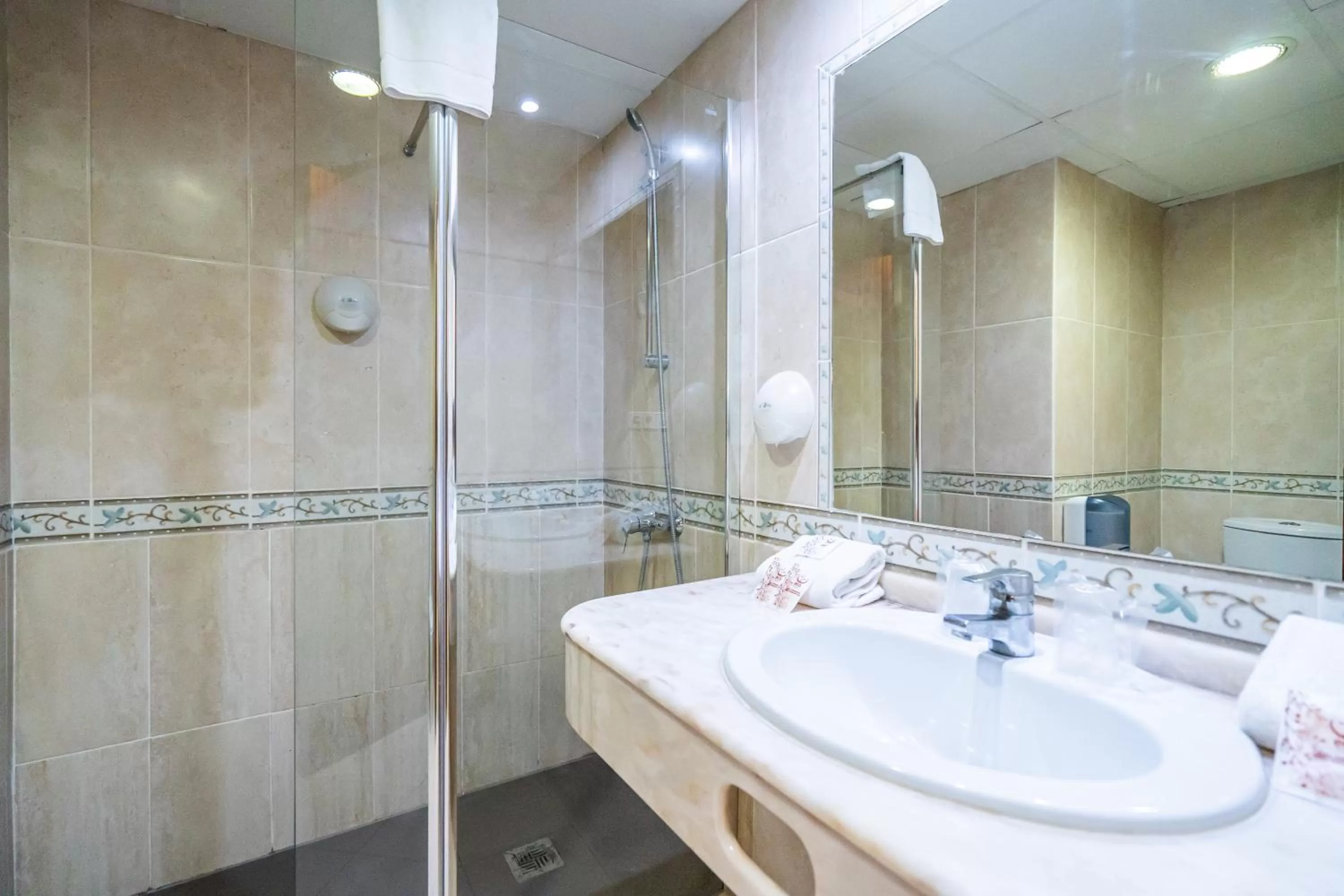 Shower in Hotel Beleret