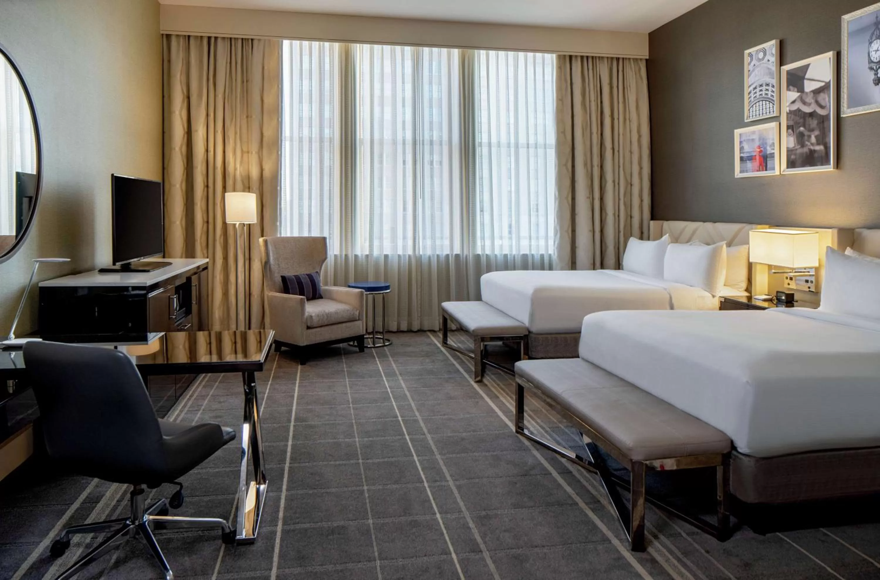 Bed in Hilton Richmond Downtown