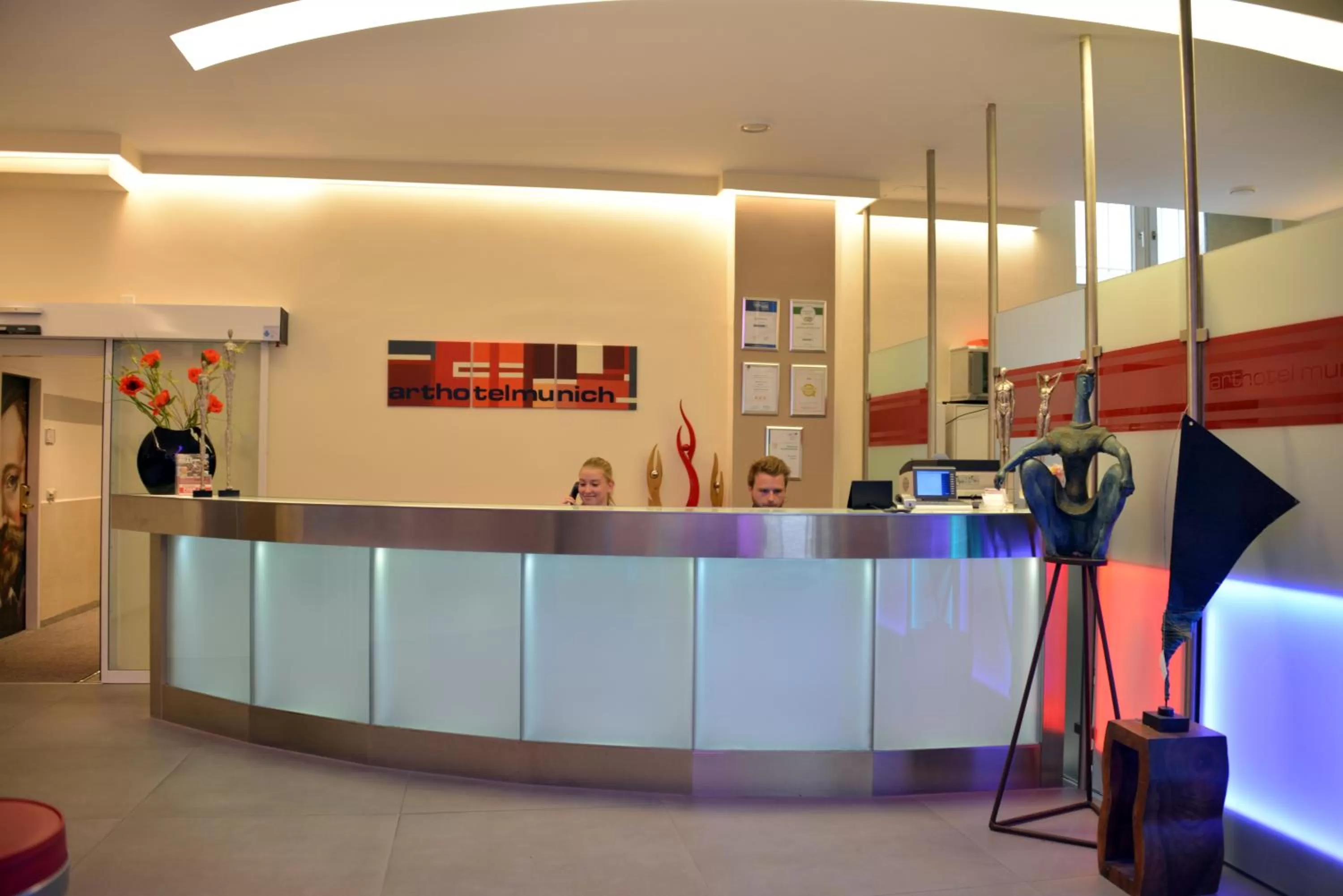 Lobby or reception in Arthotel Munich