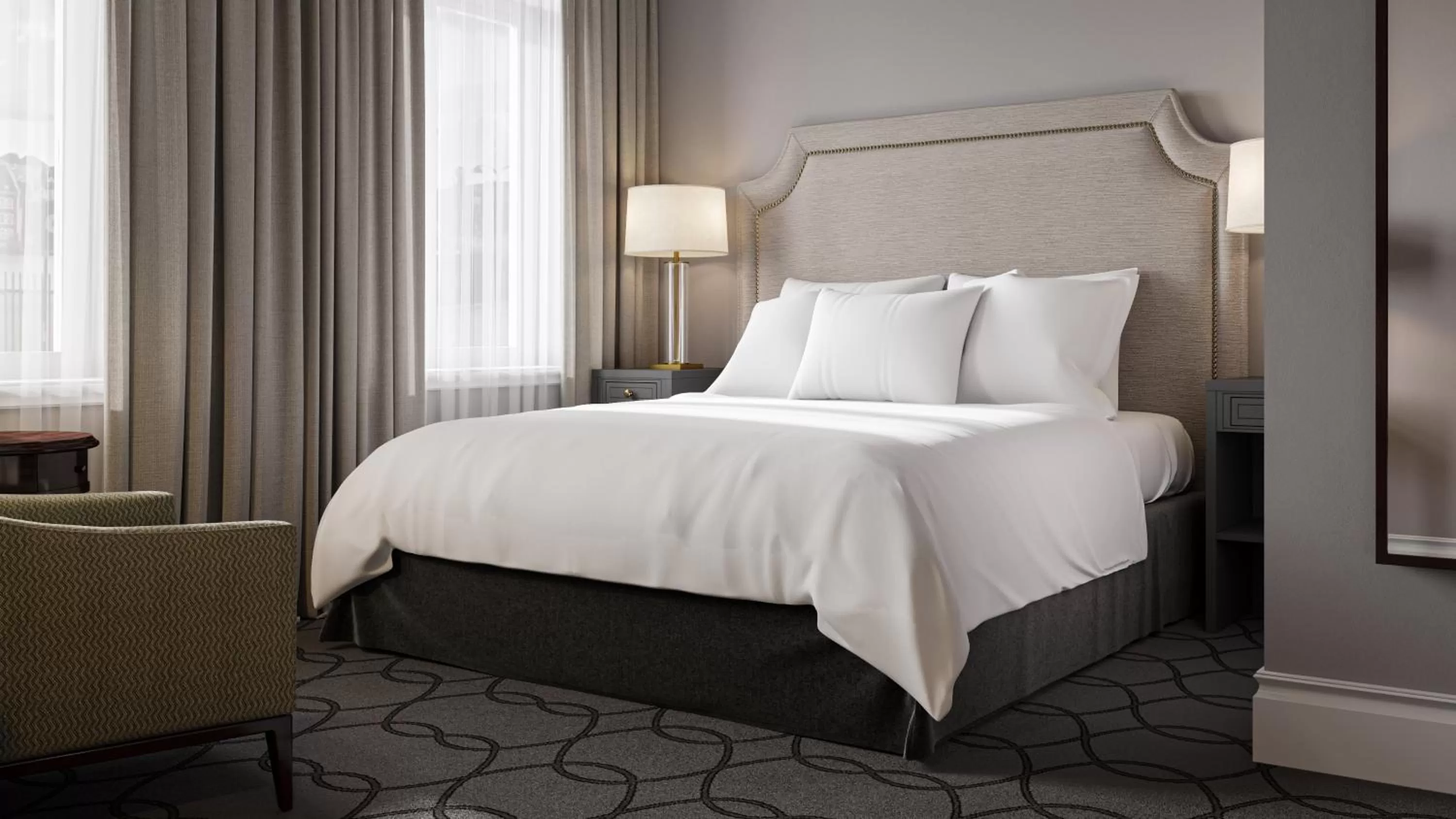 Bed in Hotel Victoria