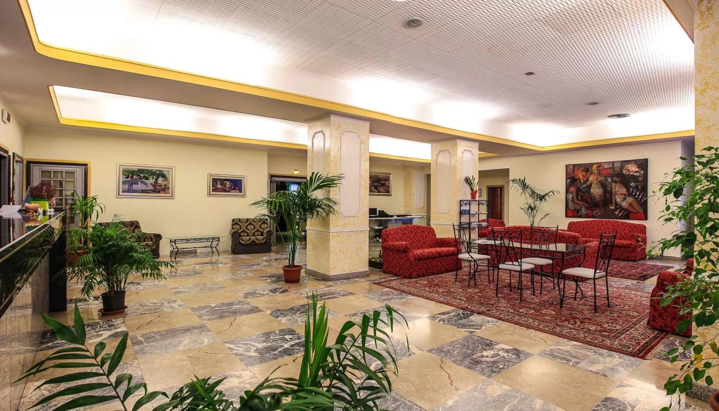 Lobby or reception in Hotel Grazia Deledda
