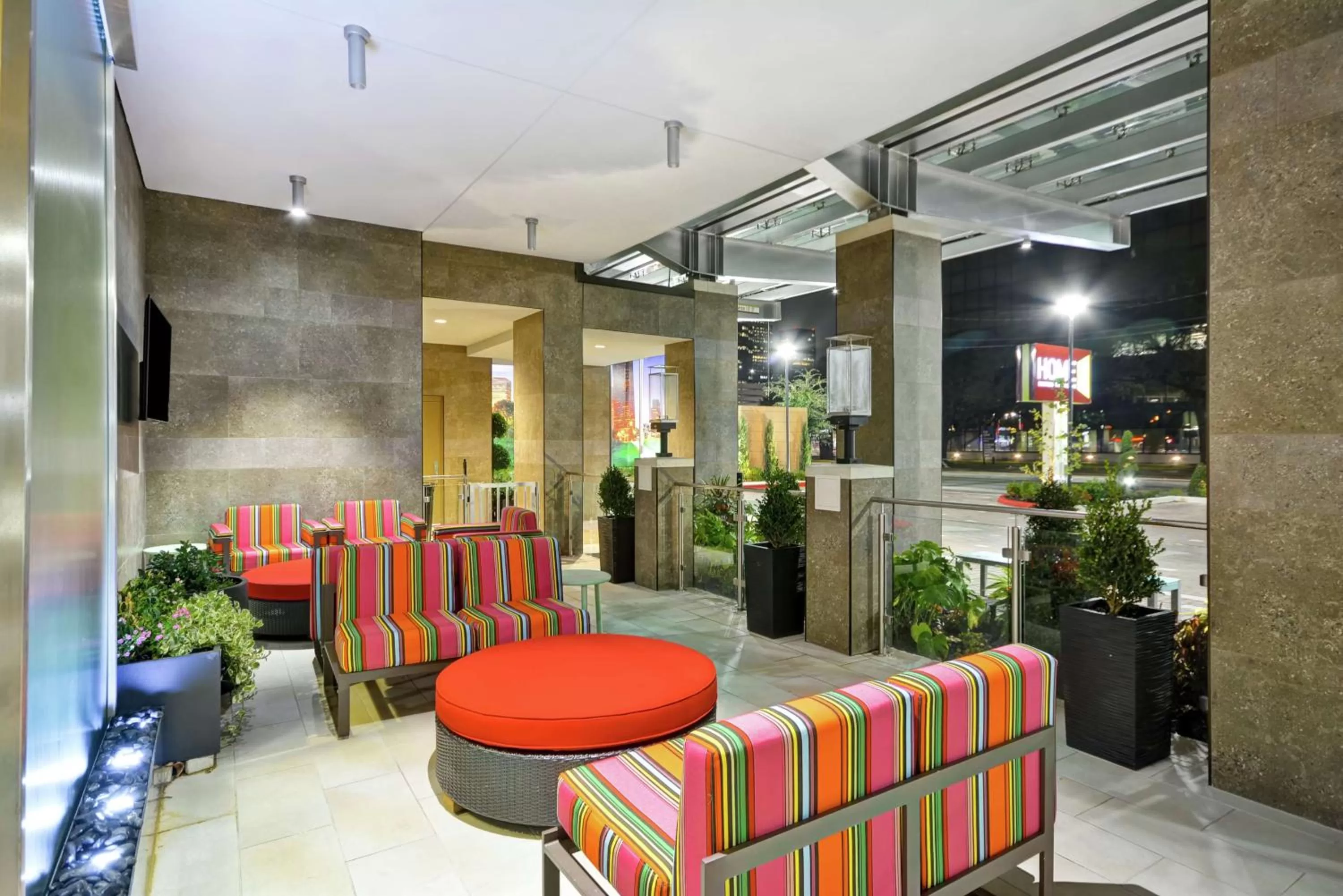 Patio in Home2 Suites At The Galleria