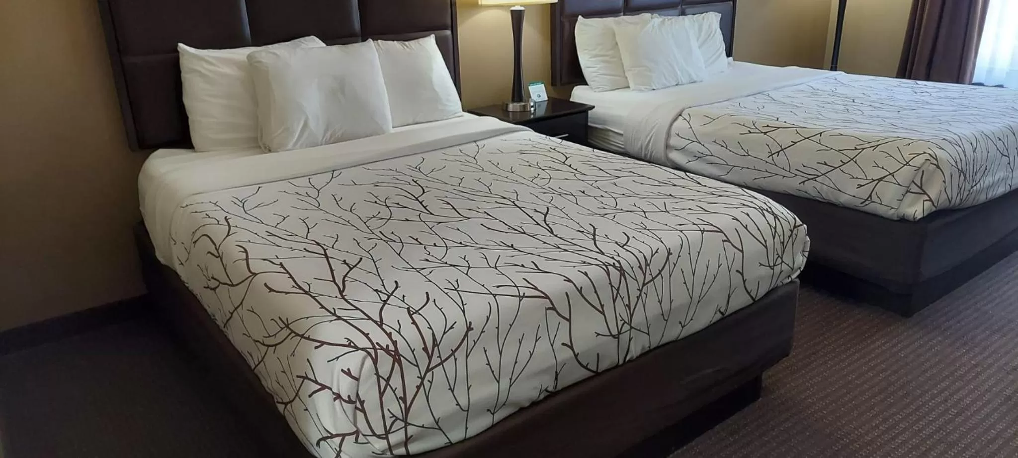 Bed in Parkwood Inn & Suites