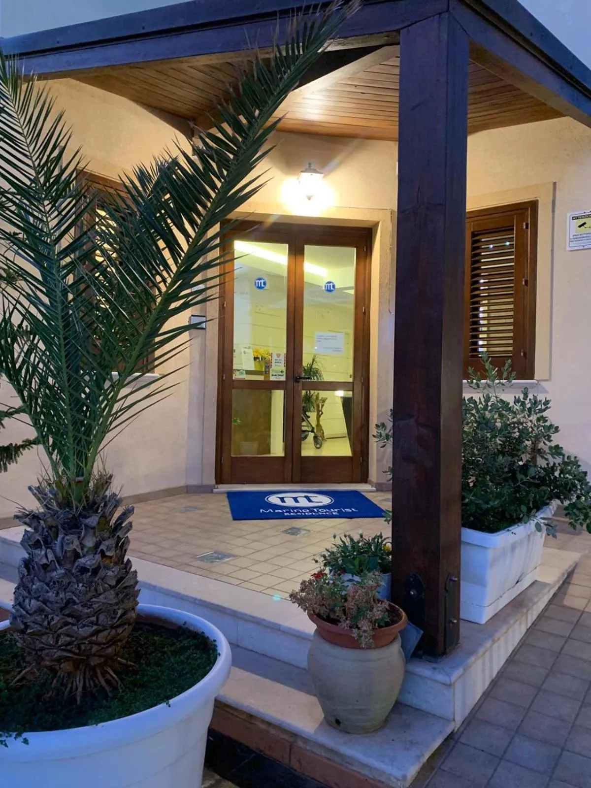 Facade/entrance in Hotel Iride by Marino Tourist