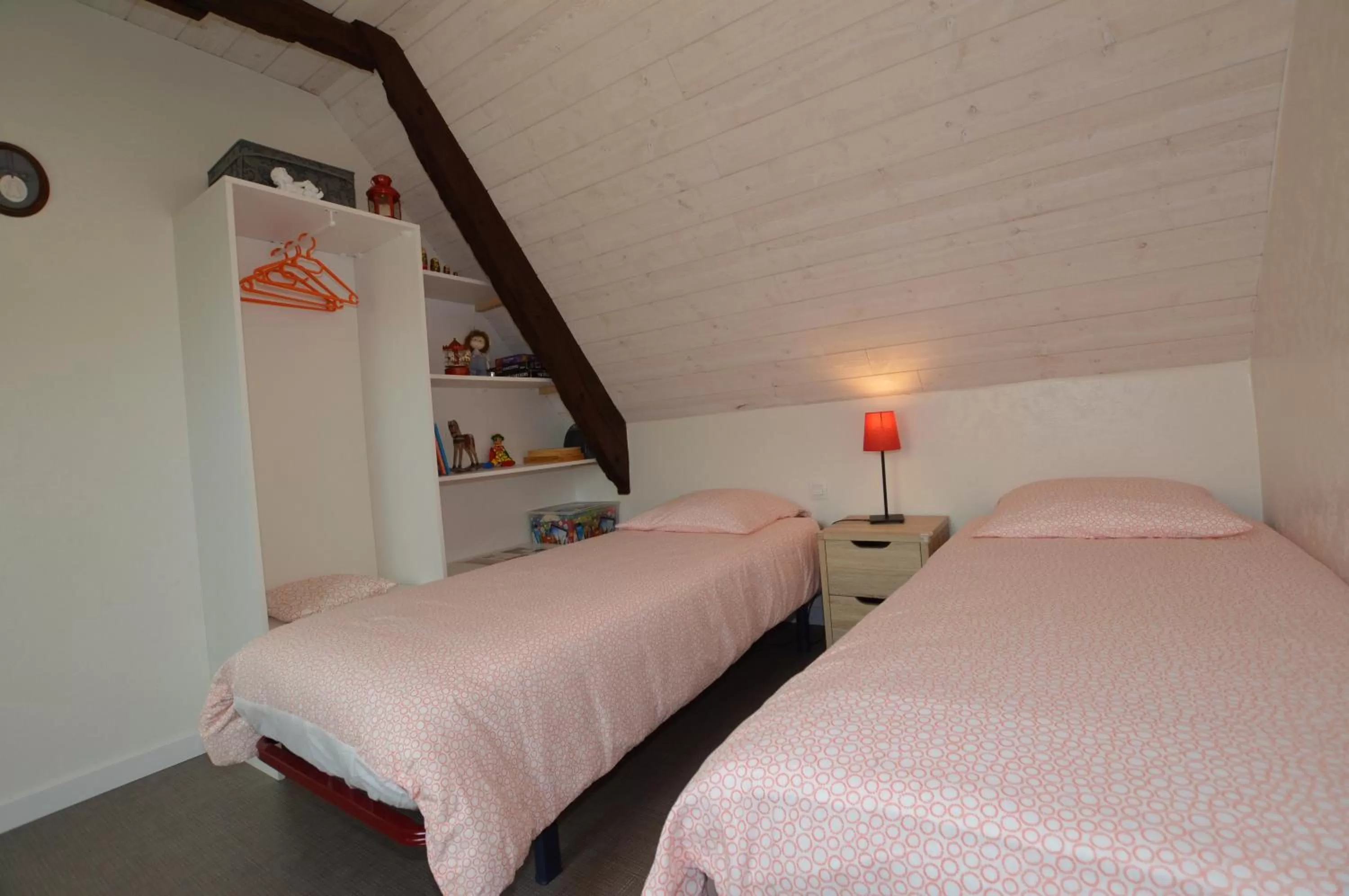 Bed in Chambres d'hôtes La Fontaine Garel