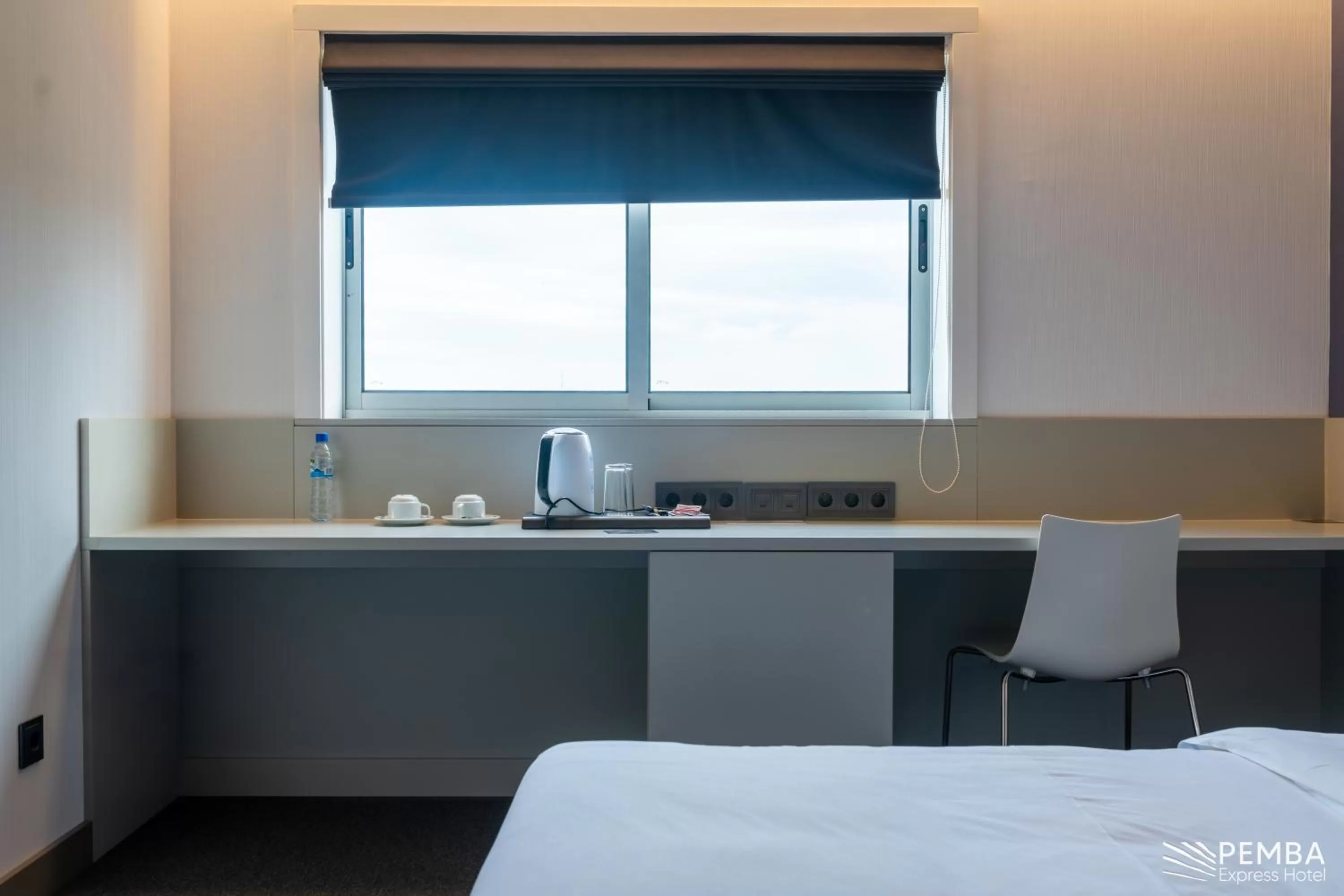 Decorative detail, Bed in Pemba Express Hotel