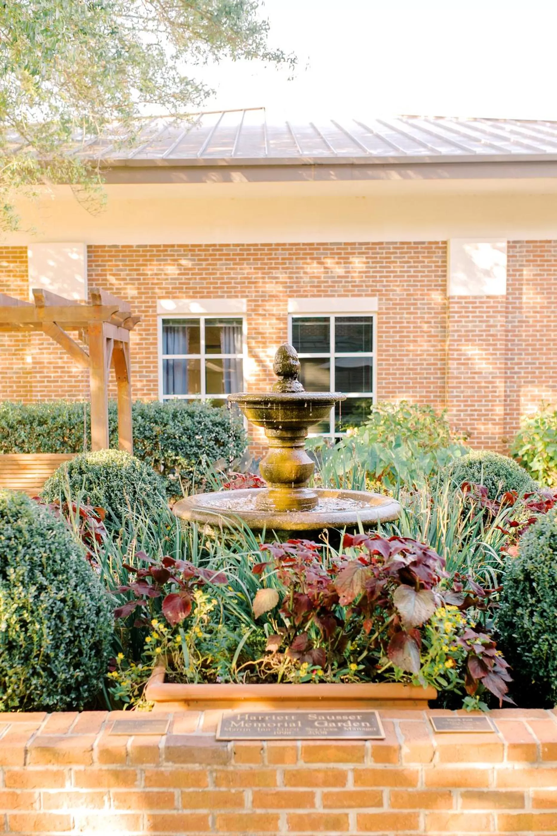 Patio in James F. Martin Inn