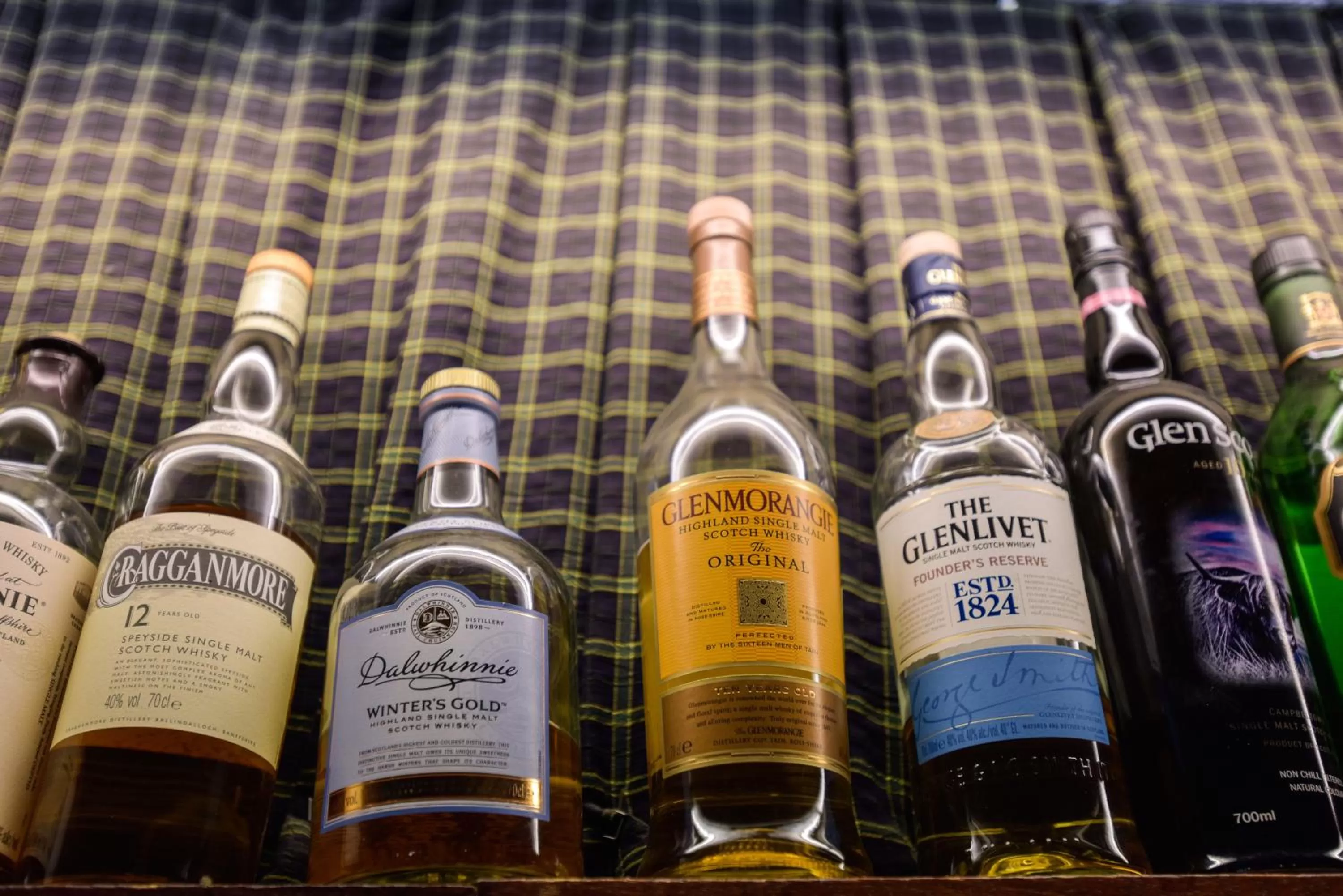 Alcoholic drinks in Edenhall Country Hotel