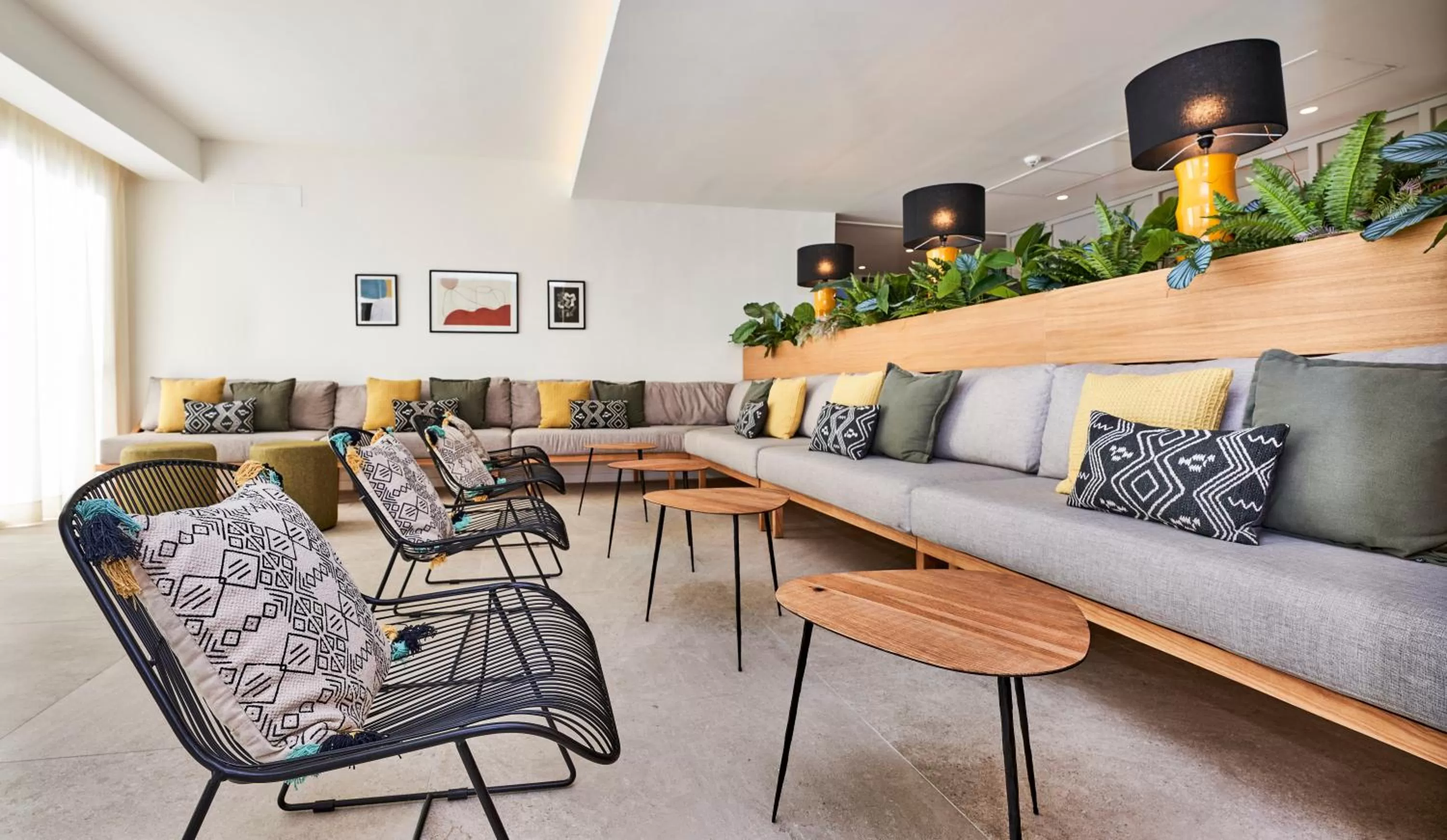 Lobby or reception in Hoposa Hotel & Apartaments VillaConcha