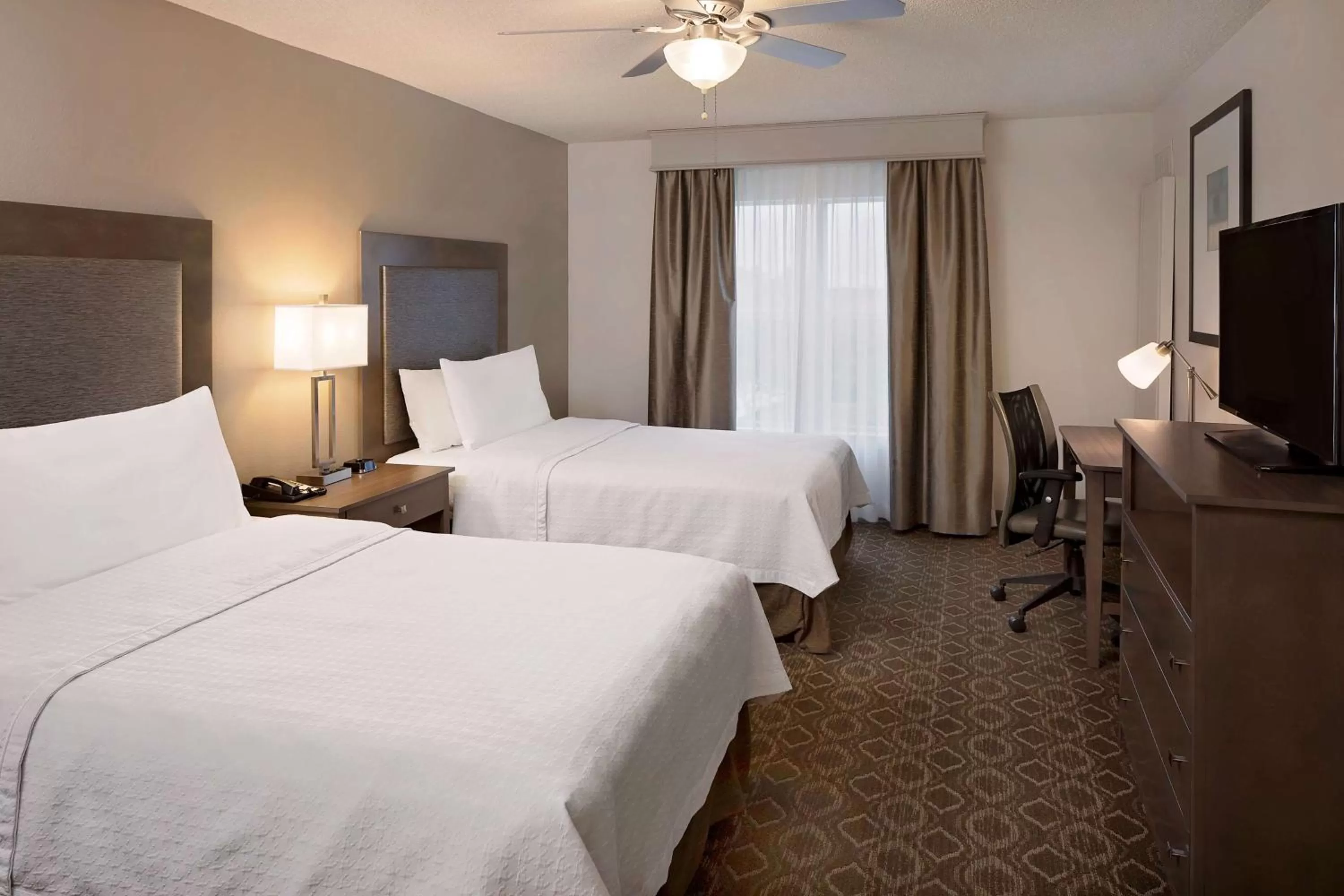 Double Room with Two Double Beds and Bath Tub - Disability Access in Homewood Suites by Hilton Orlando North Maitland
