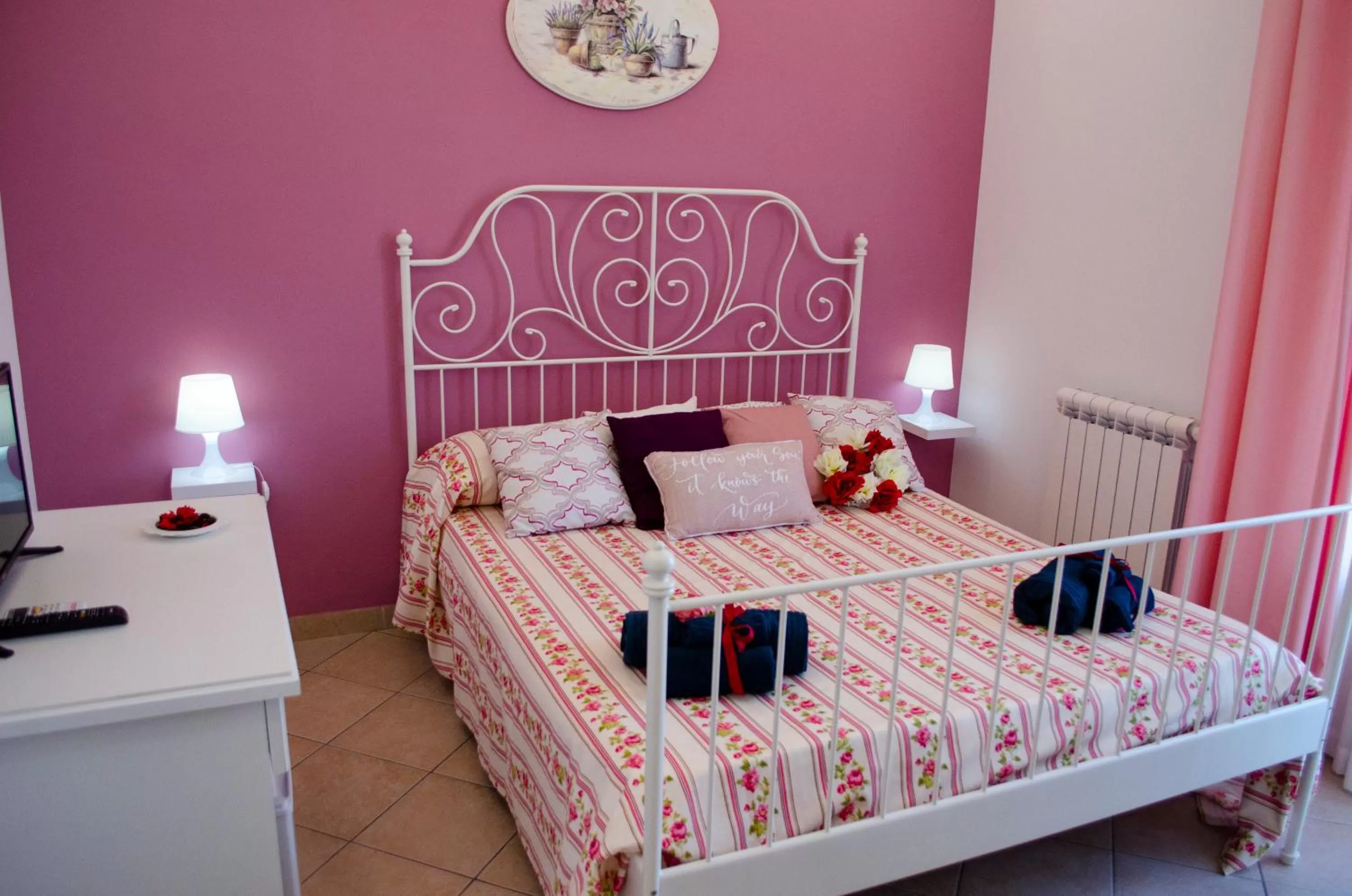 Bed in Villa longardi