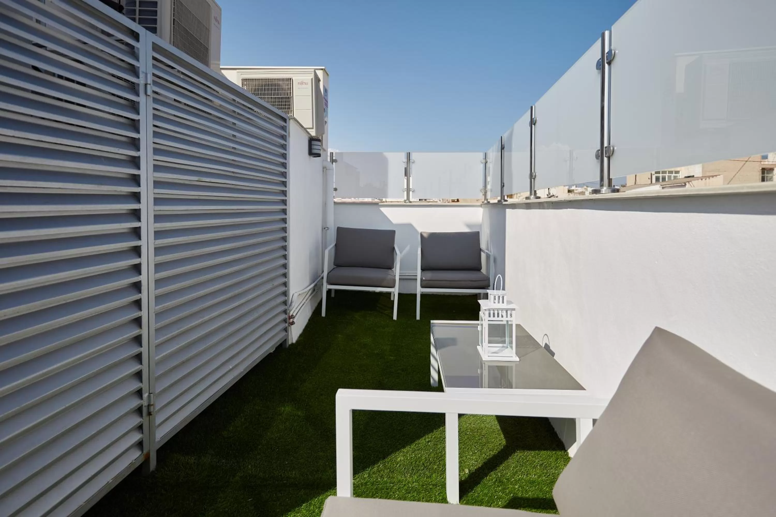 Balcony/Terrace in Apart-hotel Happy Life