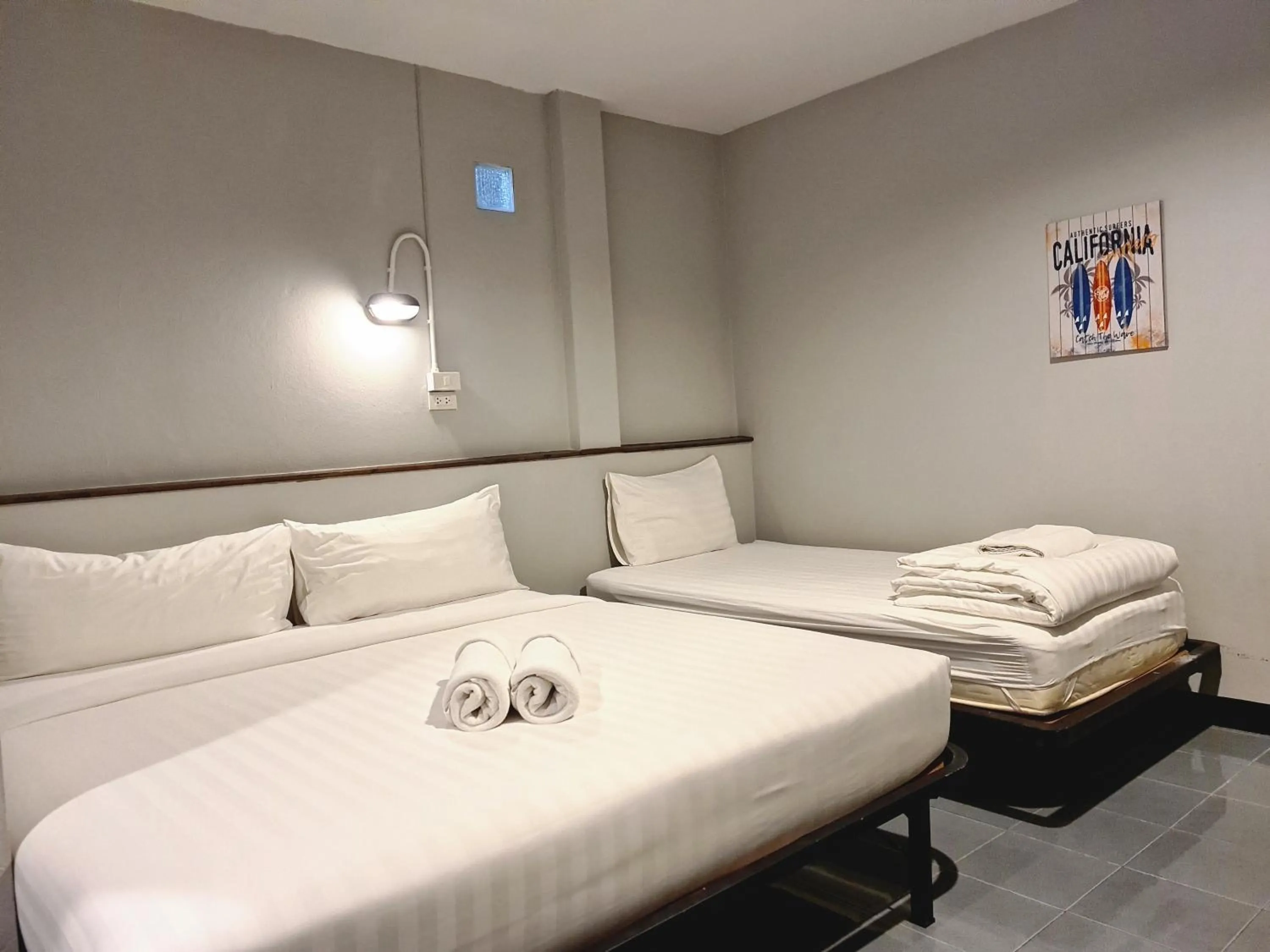 Bed in The 8 Factory Hotel Phitsanulok