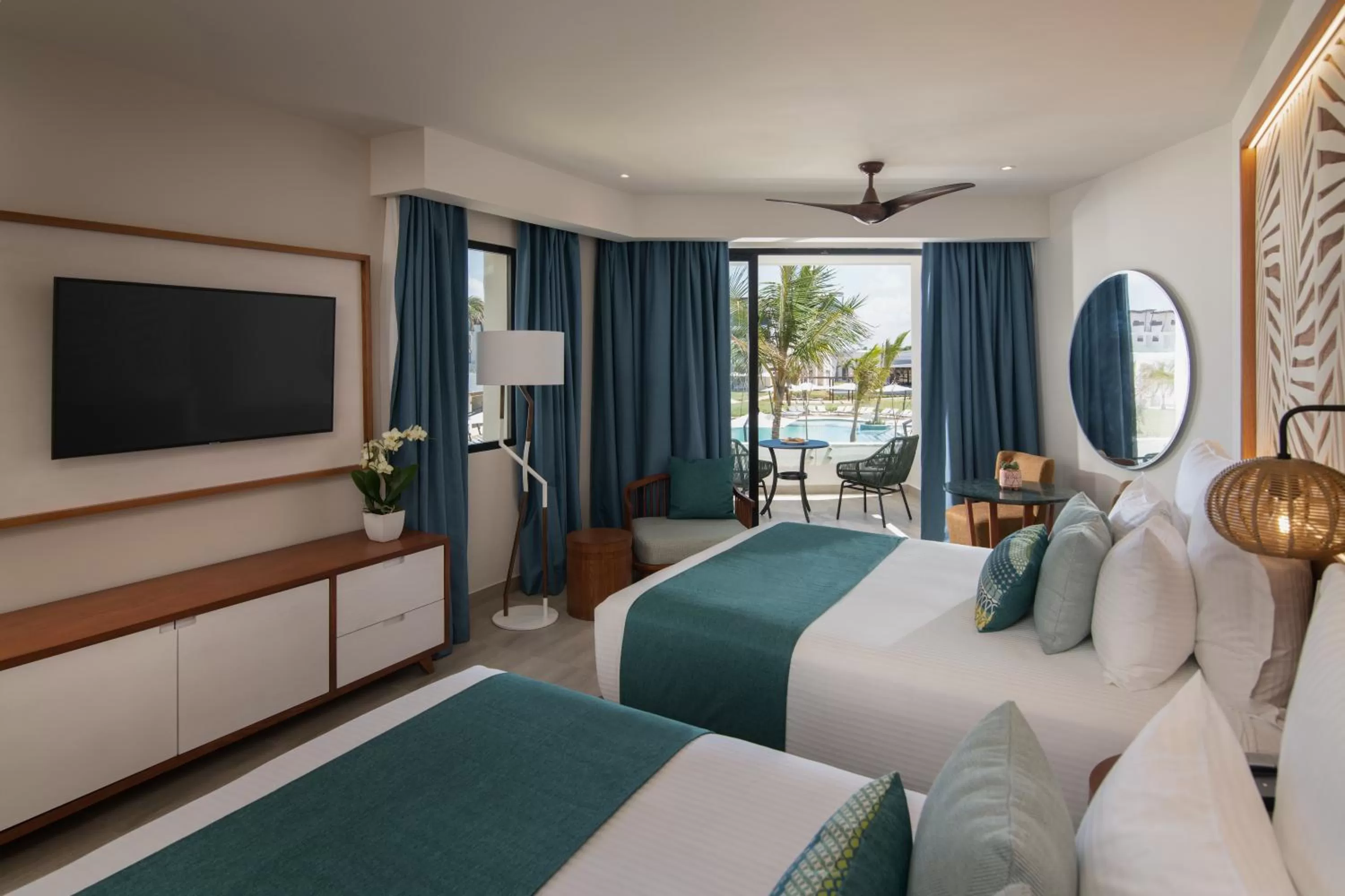 Bedroom, Bed in Dreams Macao Beach Punta Cana - All Inclusive