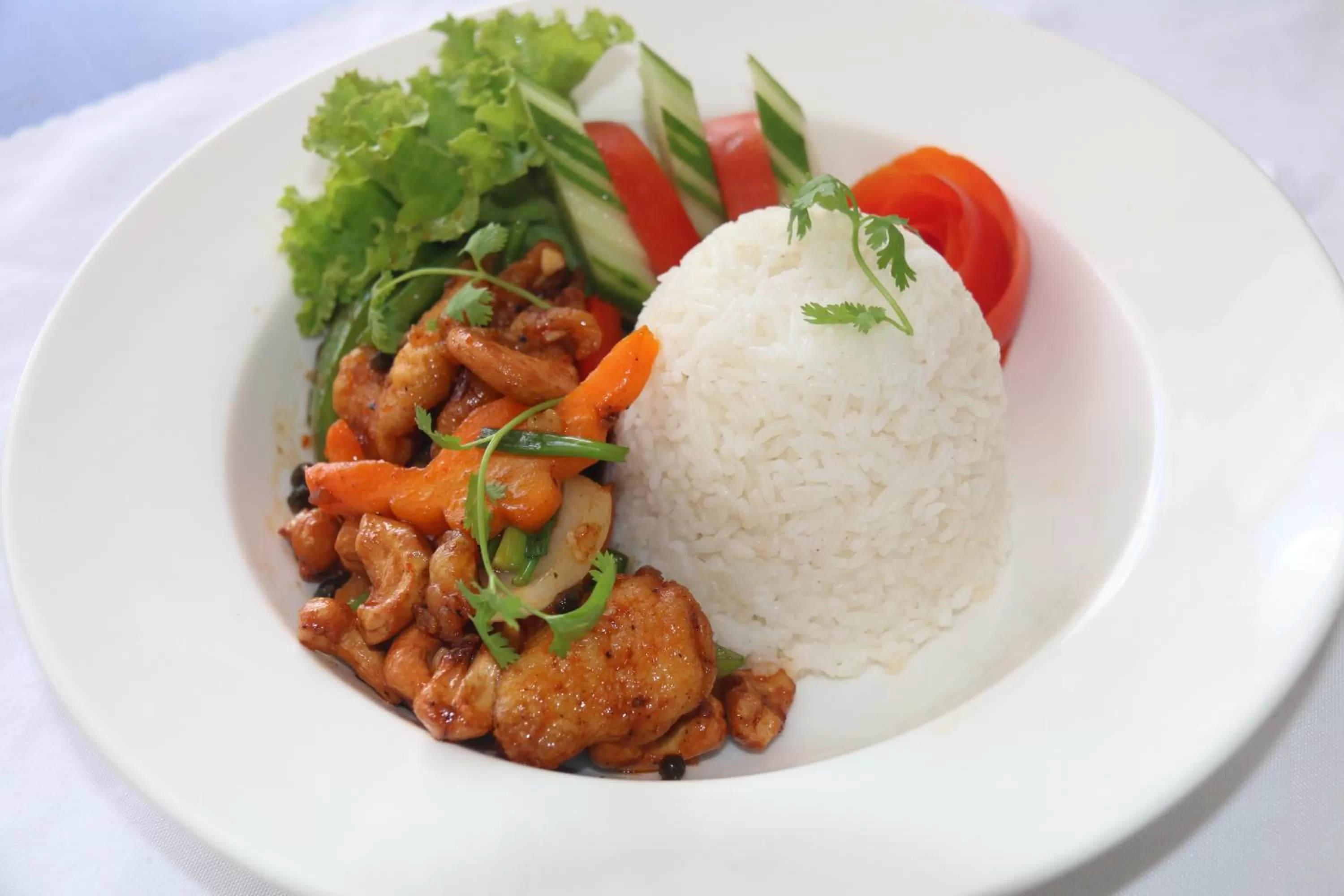 Food in White Corner Hotel